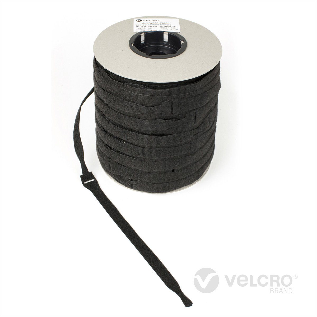 VELCRO Kabelbinder One Wrap® Strap 20mm x 200mm, 750 Stück flammhemmend, VEL-OW64567