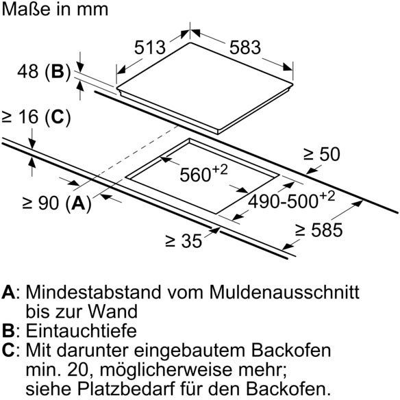 NEFF Elektro-Kochfeld von SCHOTT CERAN® TL16EK0S1