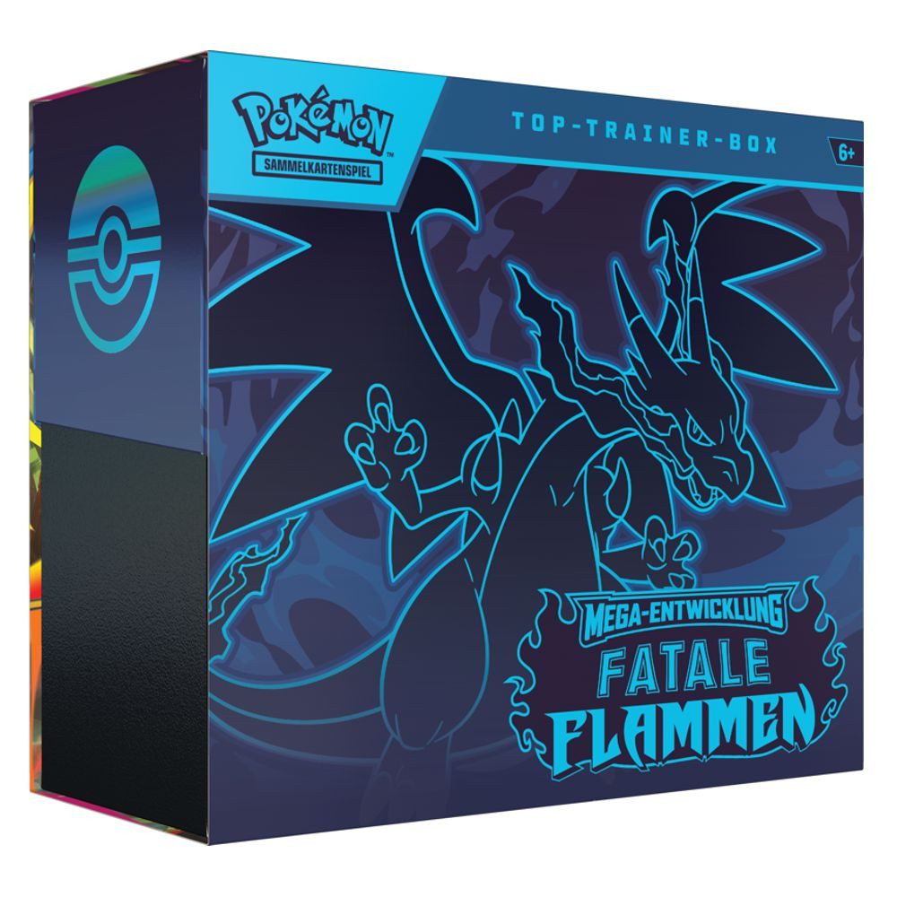 POKÉMON Sammelkarte Top-Trainer-Box Fatale Flammen Pokemon Sammel-Karten deutsch