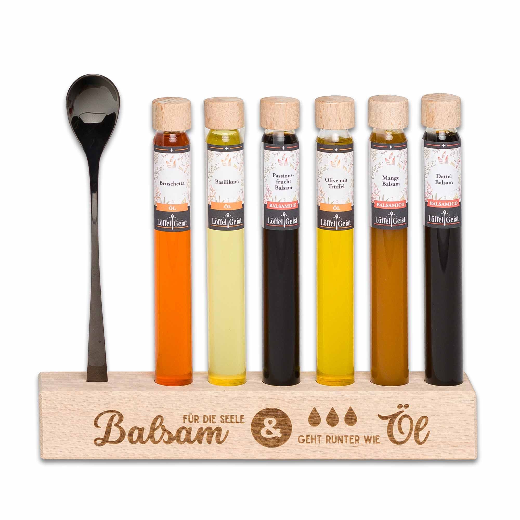 Löffelgeist Lebensmittel-Geschenkset Balsam geht runter wie Öl
