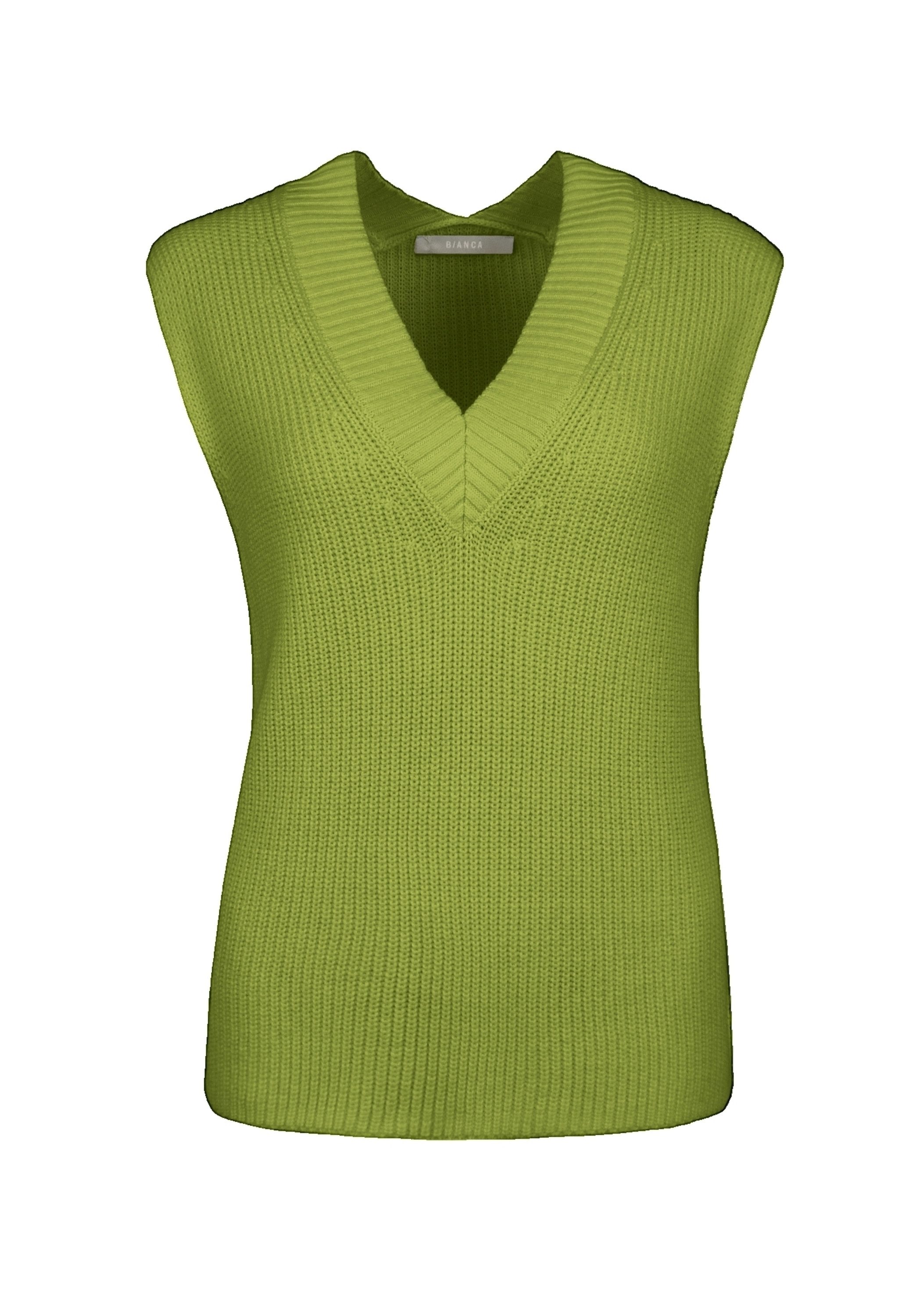 bianca Pullunder VICKY in moderner Strickoptik mit V-Ausschnitt günstig online kaufen