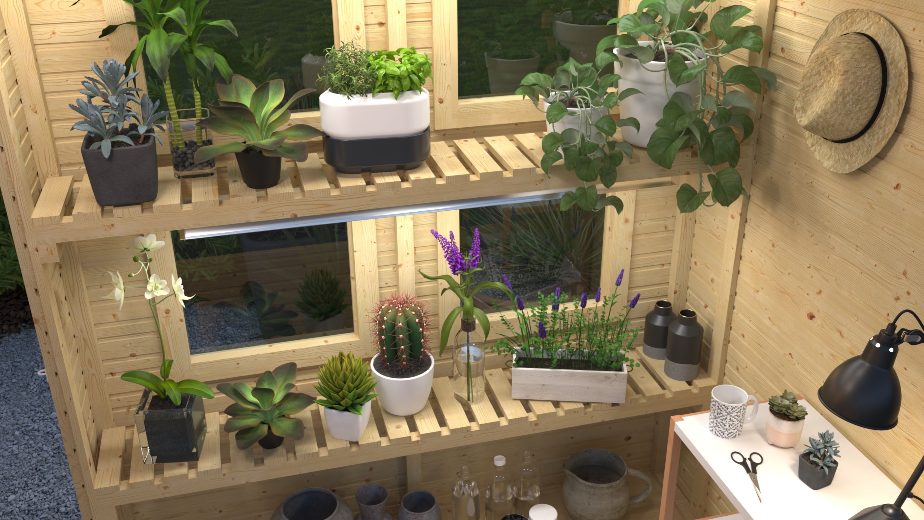 Karibu Gewächshaus Fana, BxTxH: 182 x 1...