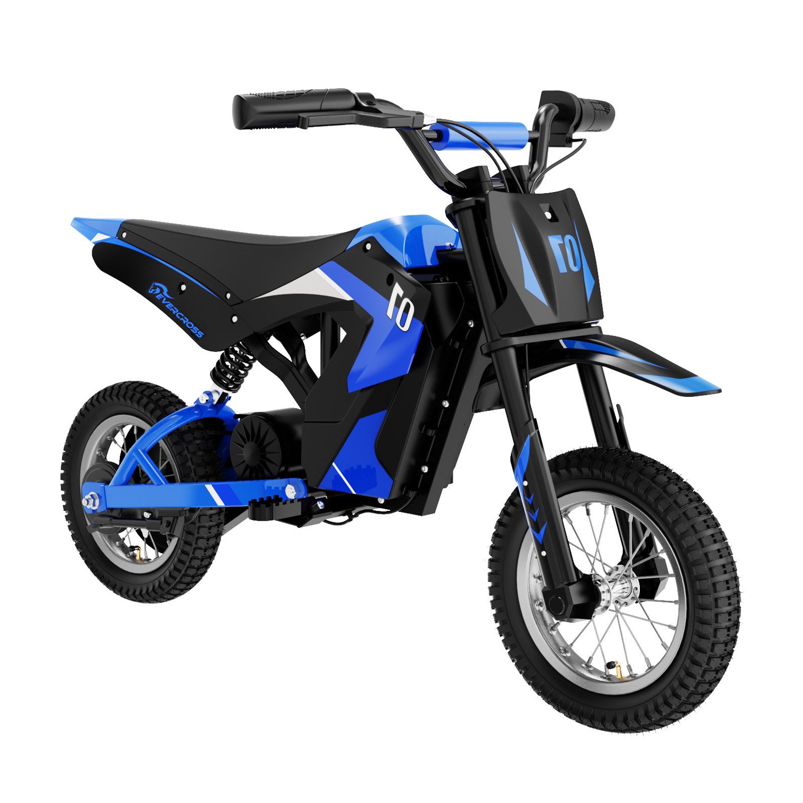 EVERCROSS TECH Elektro-Kinderroller EV12M Evercross E-Motorroller für Kinder elektro motorroller, 8/12/25 KMH, 12 Zoll Luftreifen, 300W E-Motorräder für Kinder