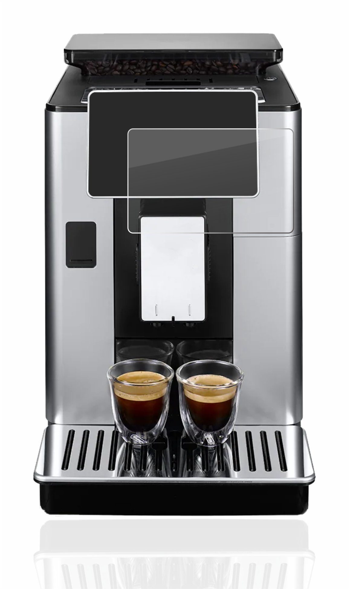 BROTECT Displayschutzglas Folie für DeLonghi PrimaDonna Soul ECAM610.75.MB, Schutzfolie Glas Panzer Display Schutz klar