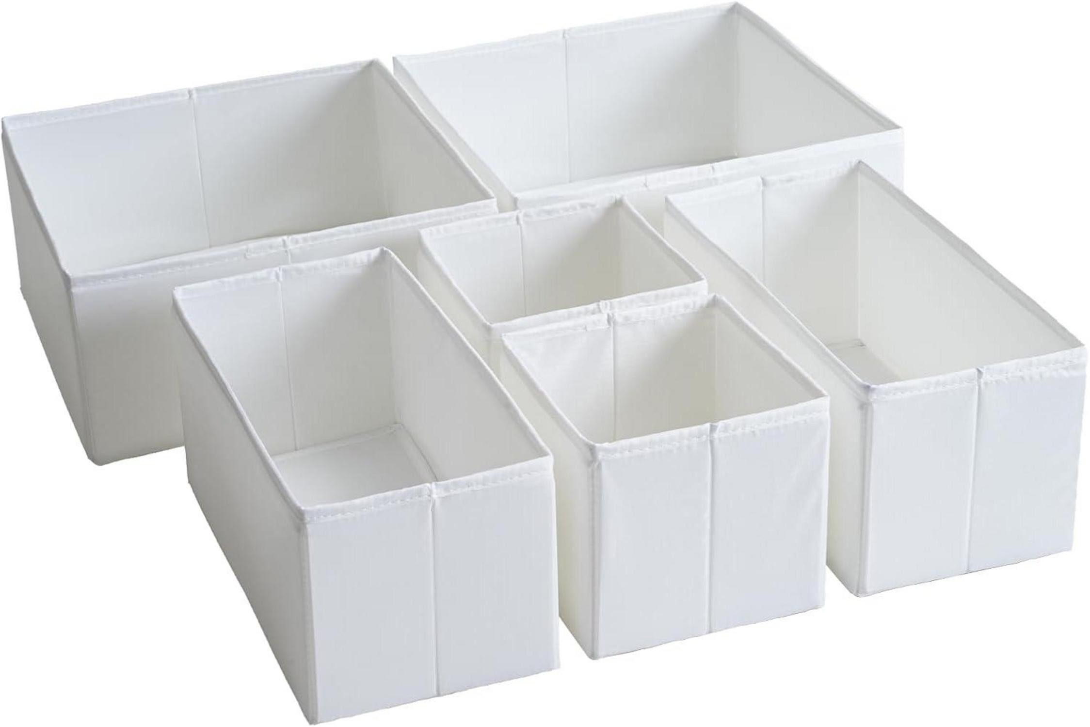 Schubladeneinsatz Schubladen Organizer Schubladenboxen Aufbewahrungsboxen 6er-Set