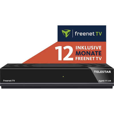 TELESTAR »digiHD TT 5 IR DVB-T2 HDTV Receiver inkl. 12 Monate freenet TV¹« Satellitenreceiver