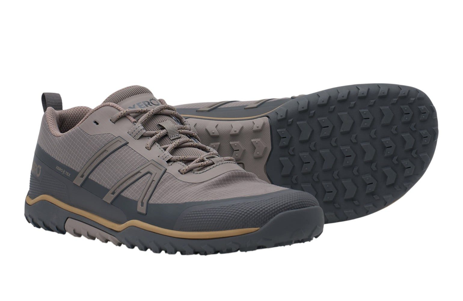 Xero Shoes Scrambler Trail Low WP (wasserdicht) braun/asphaltgrau Herren Laufschuh