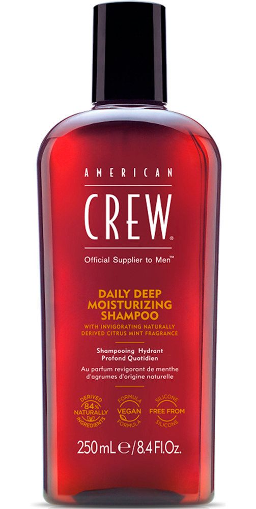 American Crew Haarshampoo DAILY DEEP MOISTURIZING SHAMPOO, für alle Haartypen, reinigend, pflegend