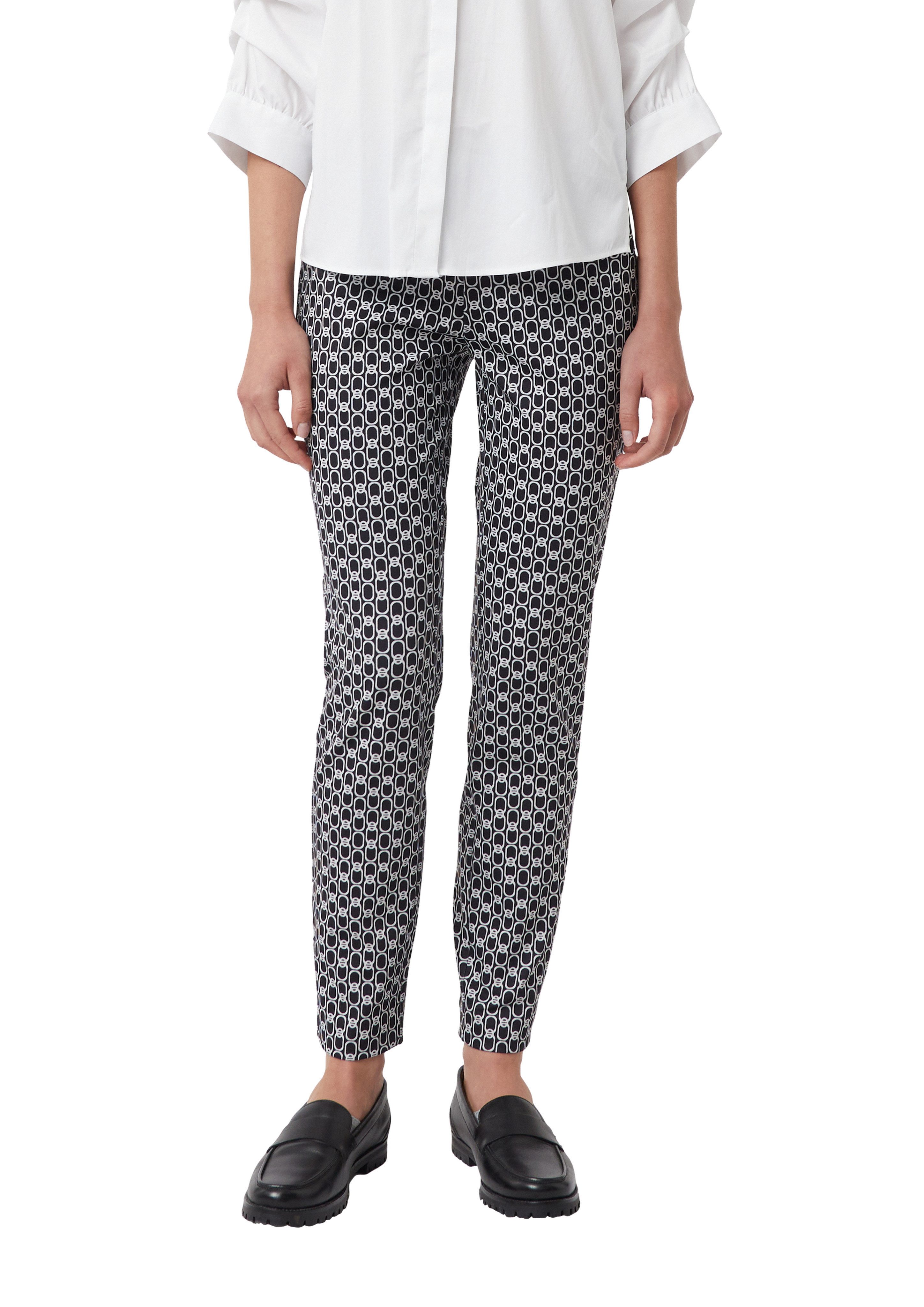 comma Leggings mit All-Over Print