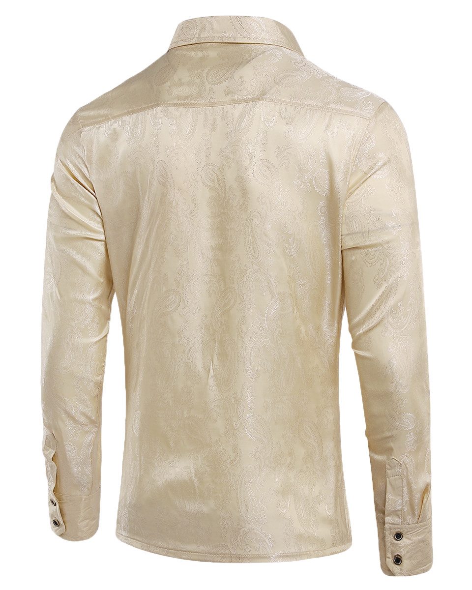 Allthemen Langarmhemd Herren Freizeithemd Regular Fit günstig online kaufen
