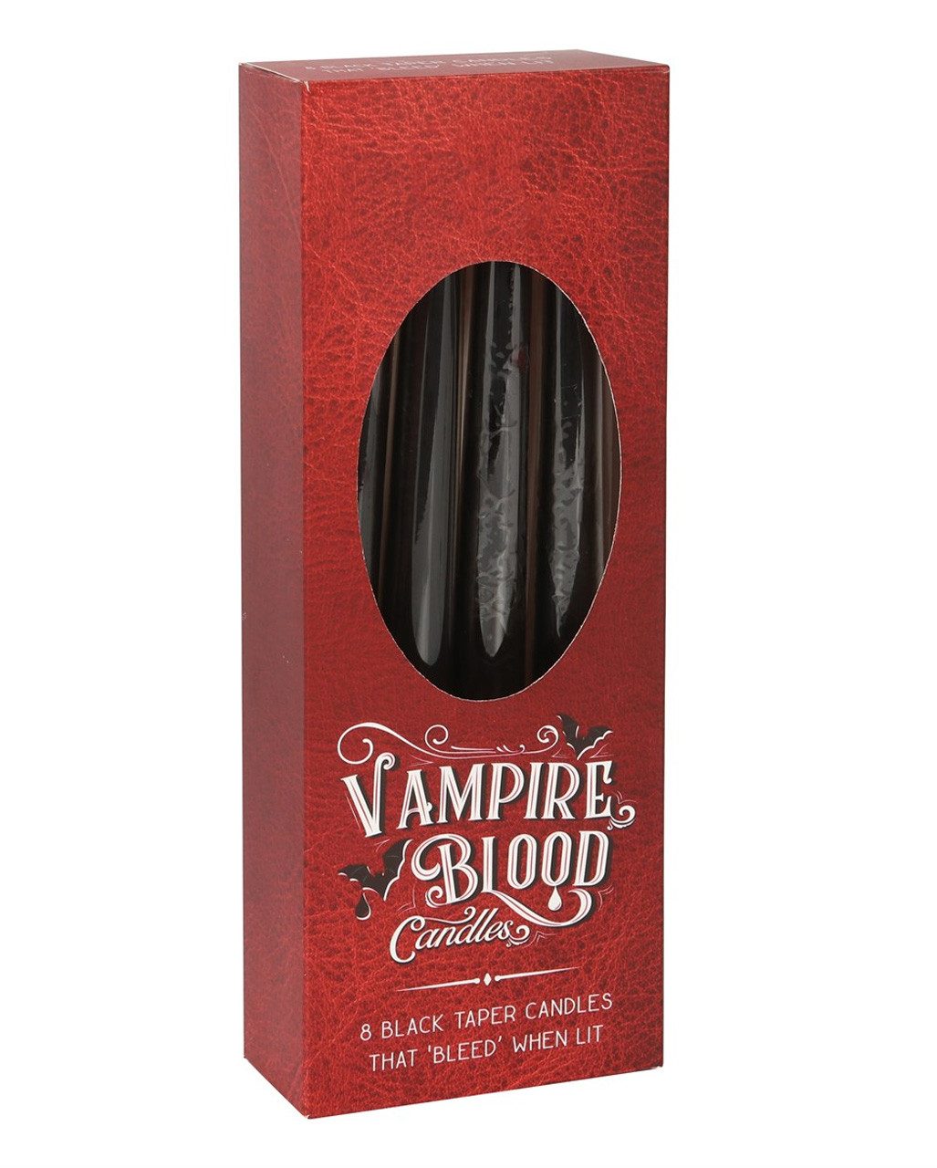 Horror-Shop Dekofigur Schwarze Vampirblut Spitzkerzen 8 Stück – Bild 4 von 5