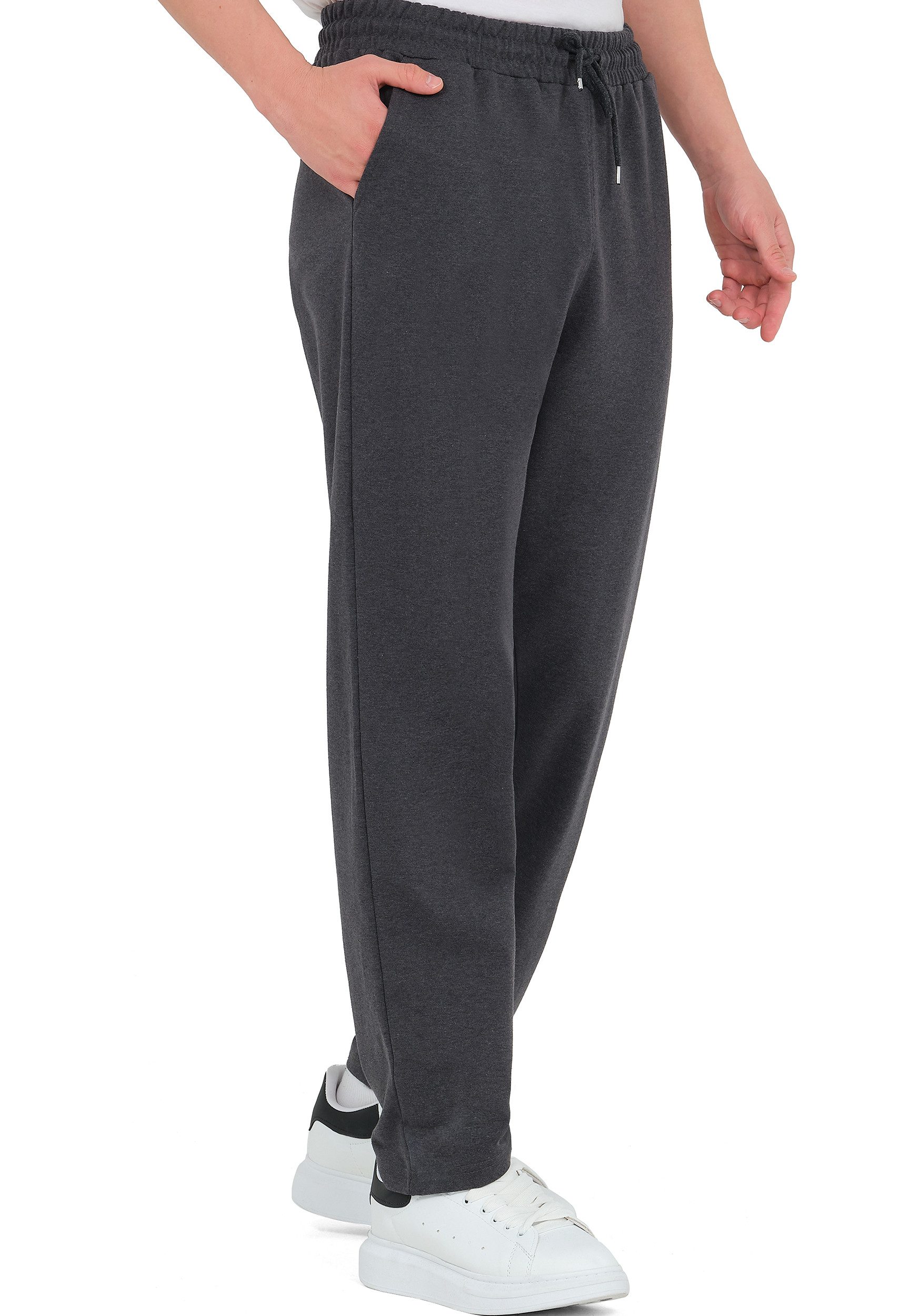 R-CAMP Jogginghose Herren Baumwolle Sporthose Freizeithose Jogger Laufhose Lang