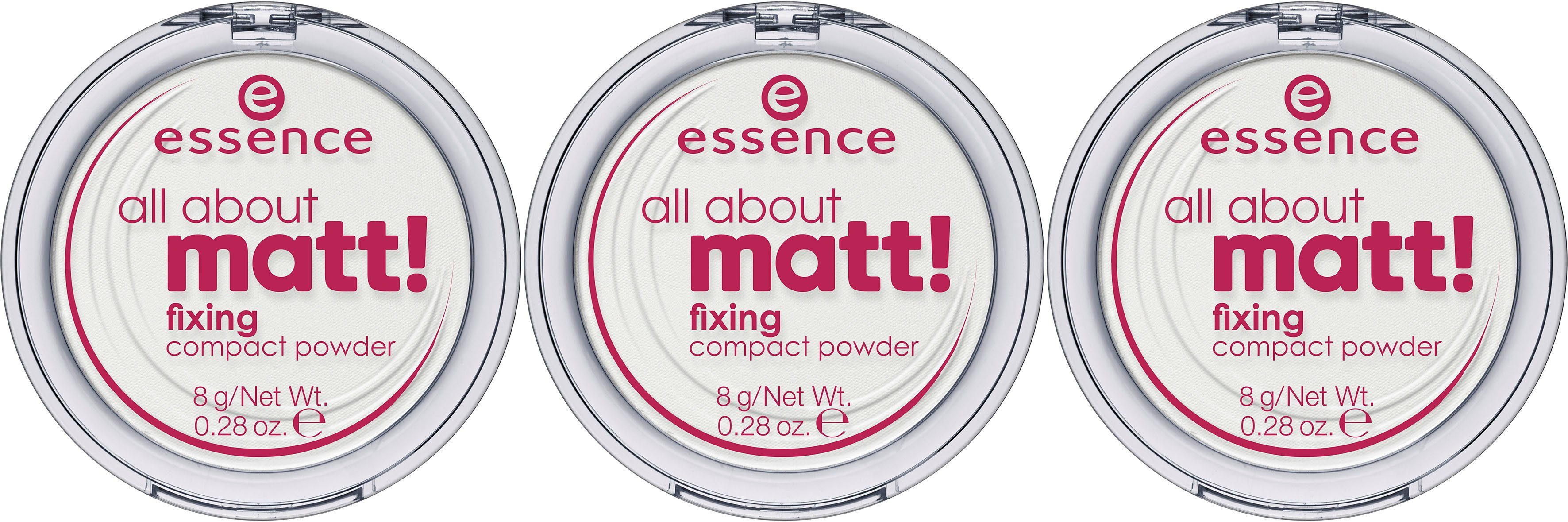 matt! all Essence compact fixing Puder powder, about