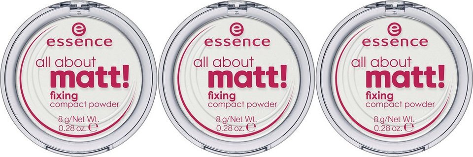 Essence Puder all about matt! fixing compact powder,