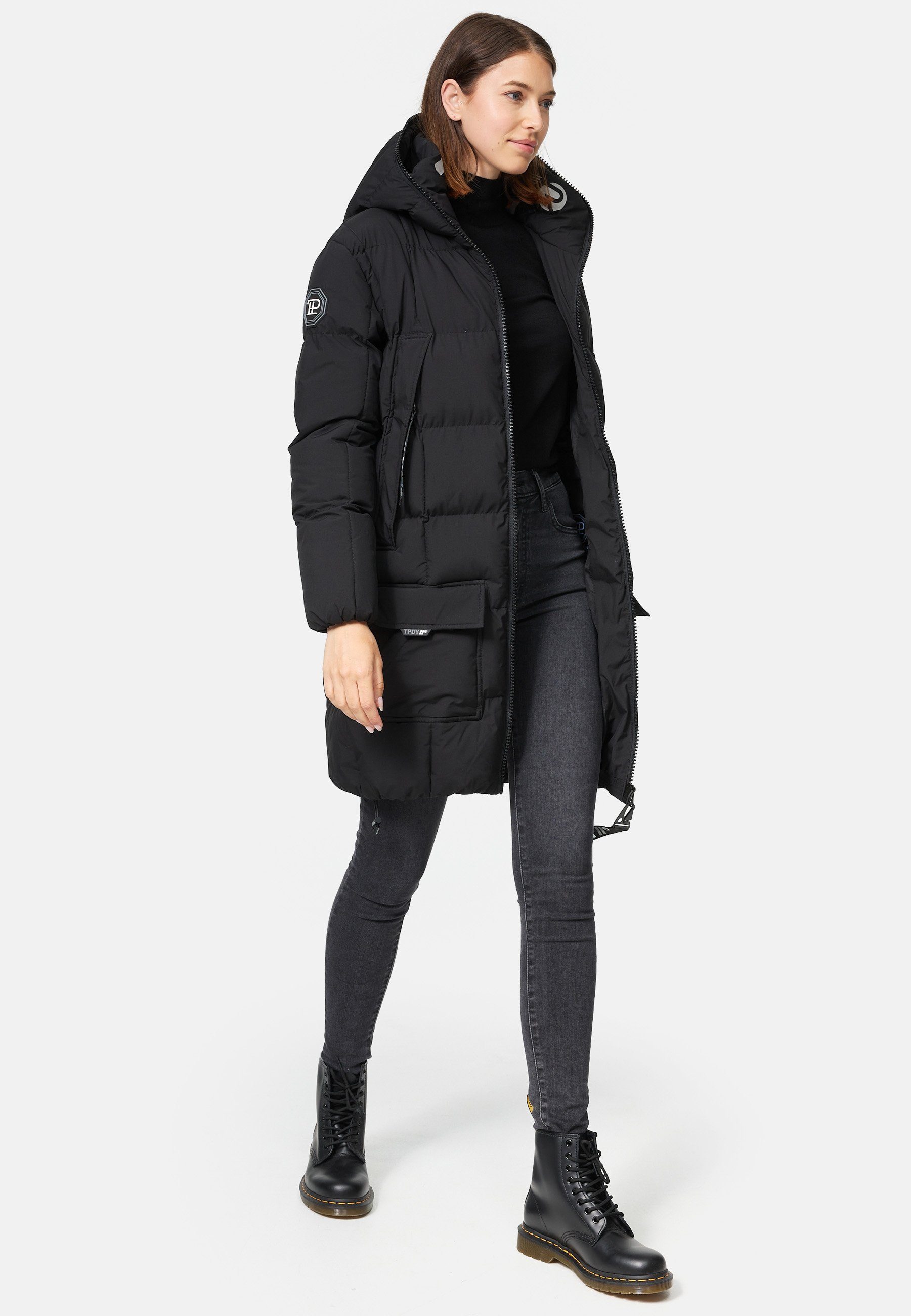trueprodigy Winterjacke Willo F Reflektierender Innenkragen und diverse Taschen vorne