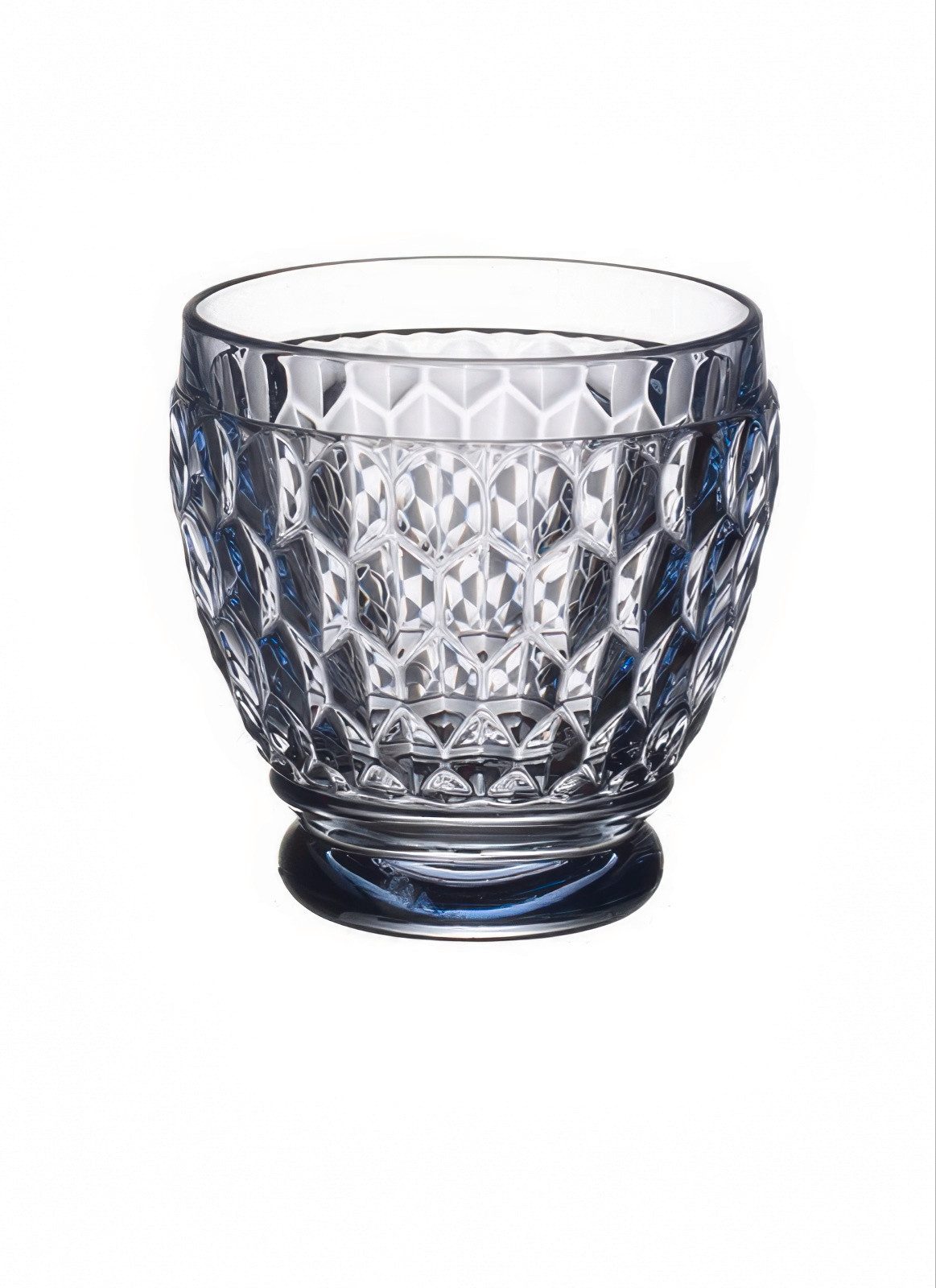 Villeroy & Boch Schnapsglas Boston Coloured, Kristallglas, Spülmaschinengeeignet, Blau, Boston, H: 6.3cm