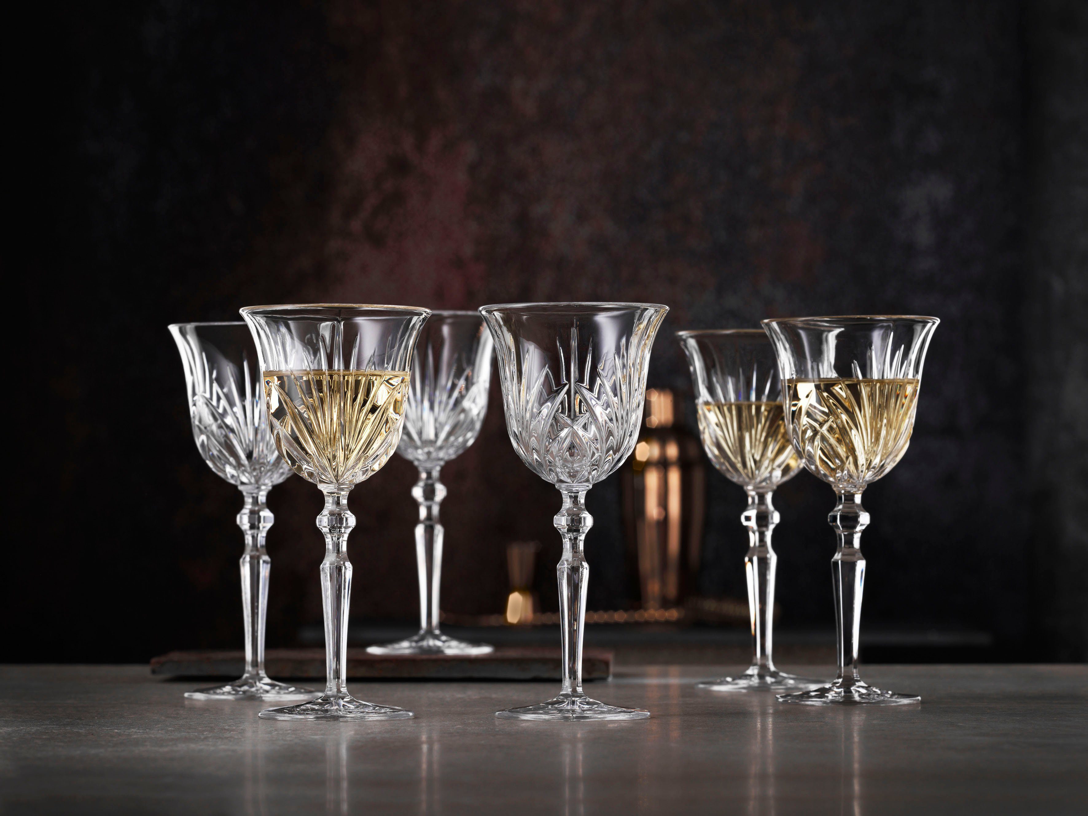 Nachtmann Weißweinglas Palais, 6-tlg., Kristallglas, 180 ml, 6-teilig