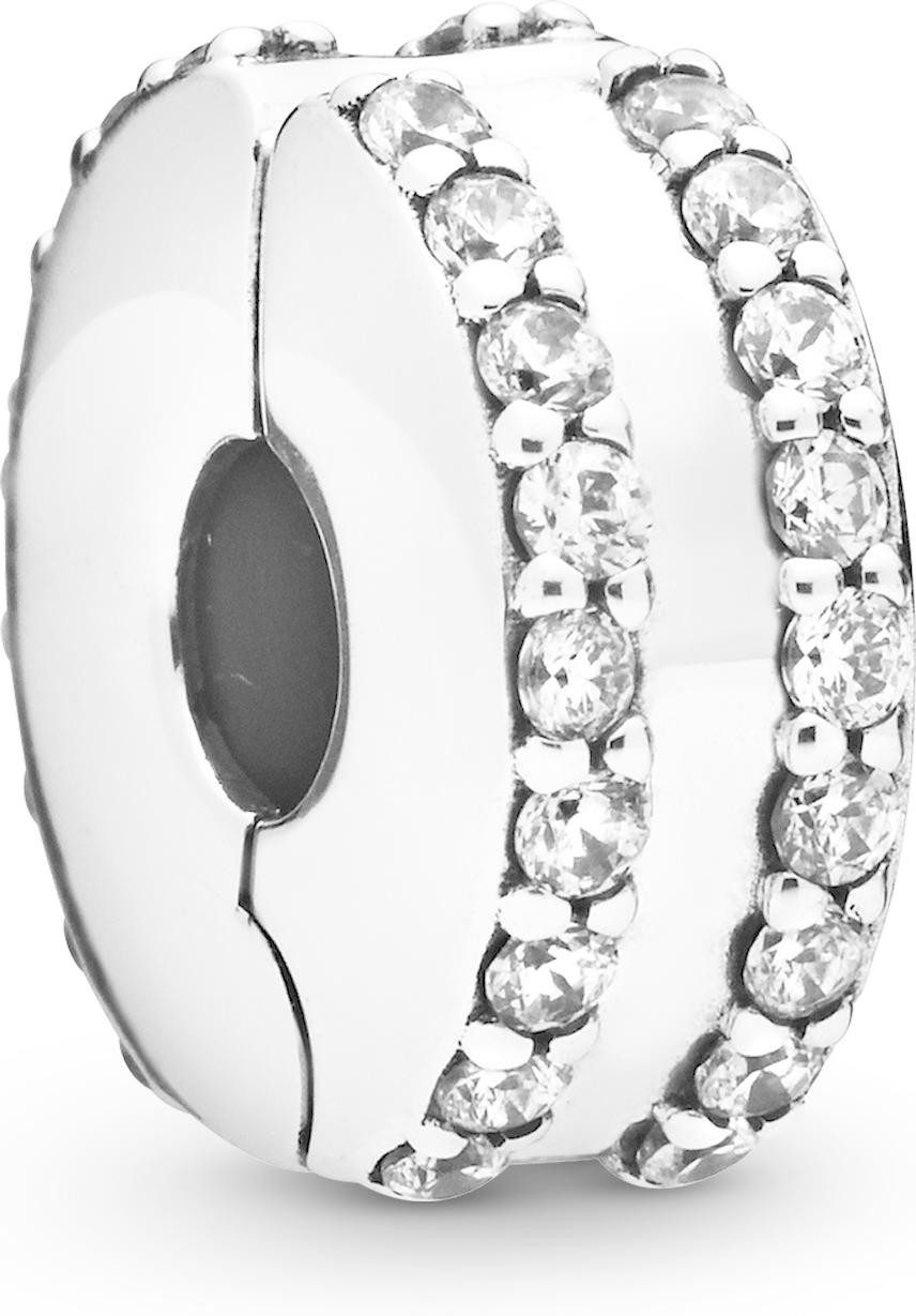 Pandora Kettenanhänger Pandora Zweireihiger Pavé Clip 798422C01 Anhänger günstig online kaufen