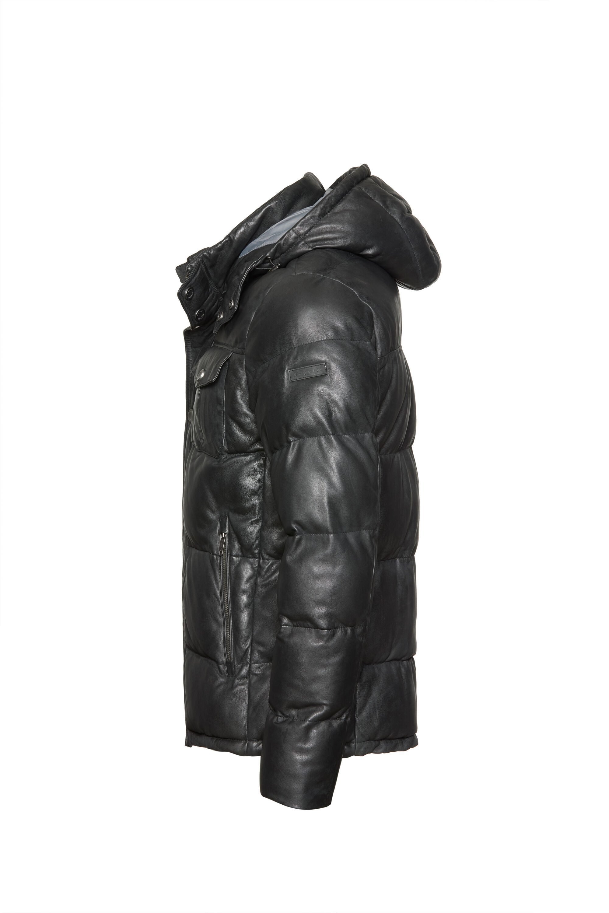 bugatti Lederjacke BUSALVATORE (1-St) aus hochwertigem Leder