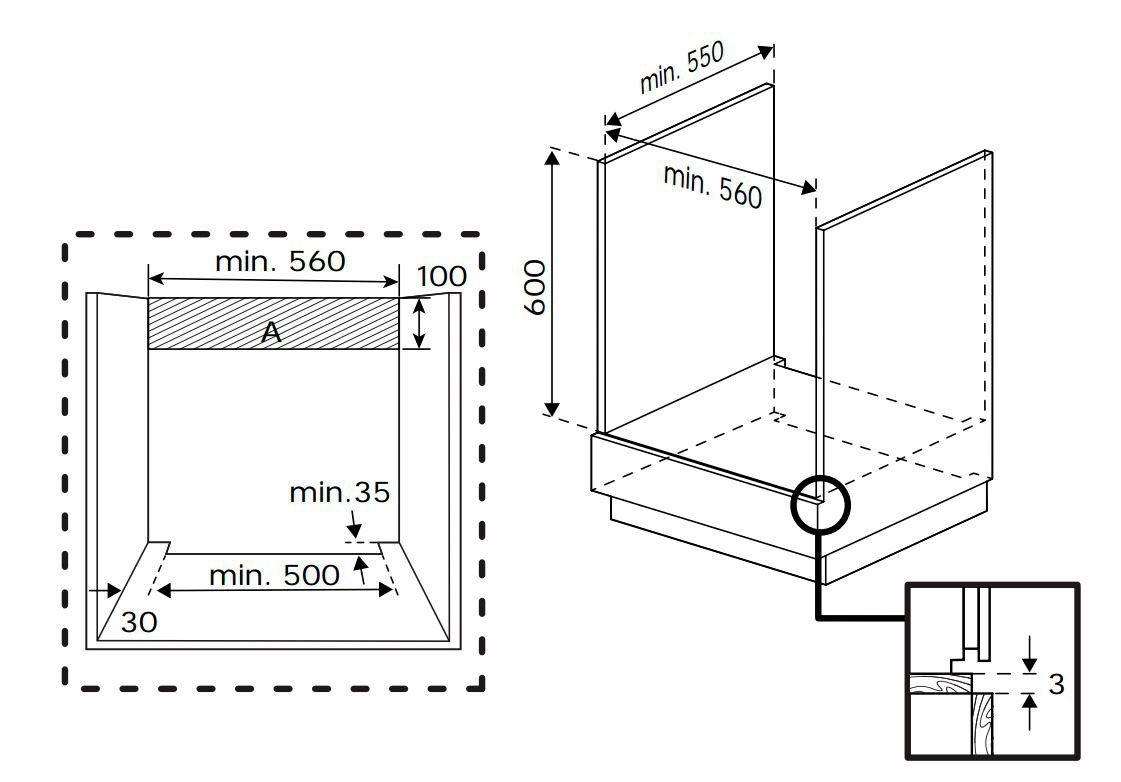 Induktions Pyrolyse-Selbstreinigung BEKO BBUE1134T0XFP, Herd-Set