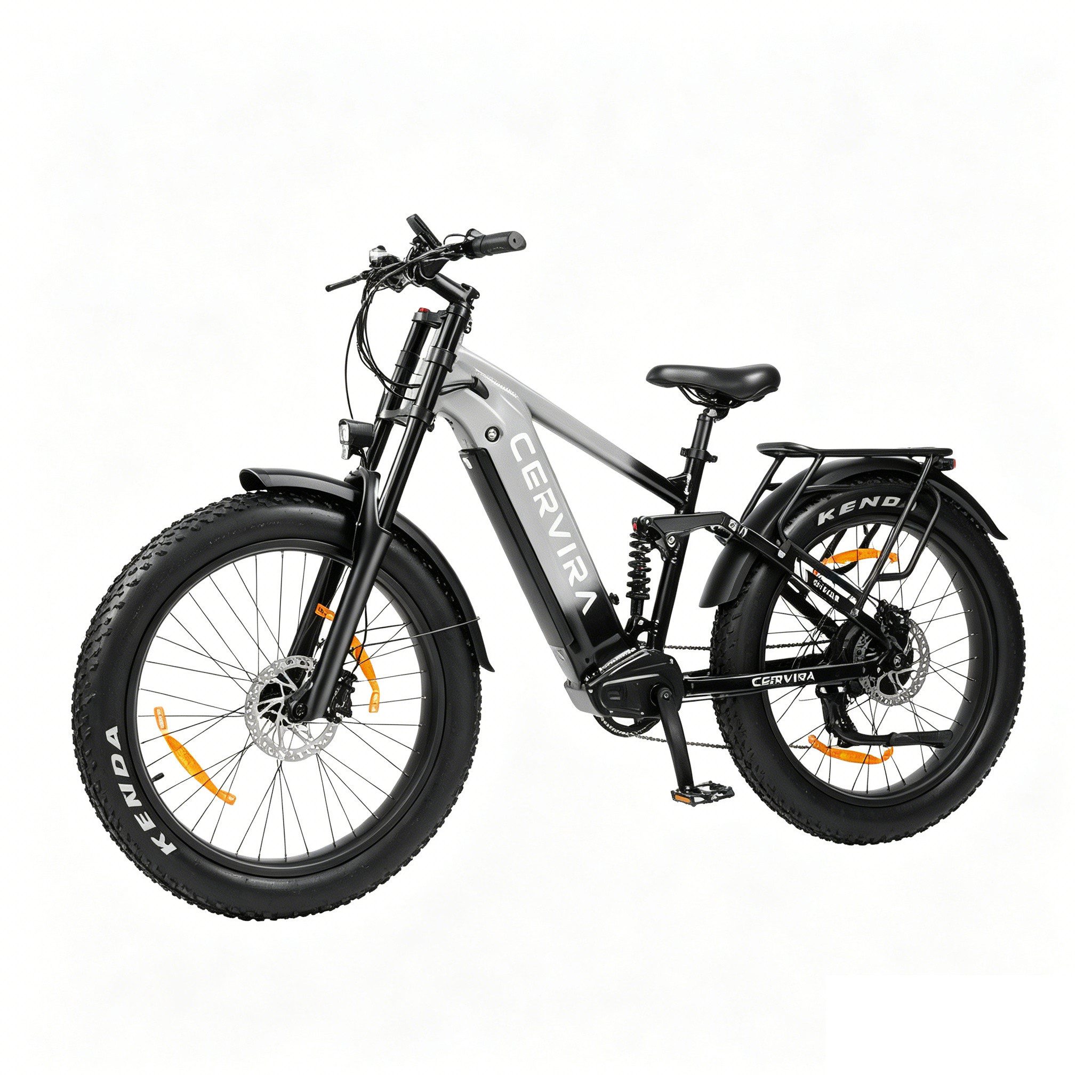 PixelPilot E-Bike Elektrofahrrad Fatbike 250W 48V 20Ah Akku, Shimano 7-Gang, Hydraulisch, 7 Gang, Heckmotor, 960 Wh