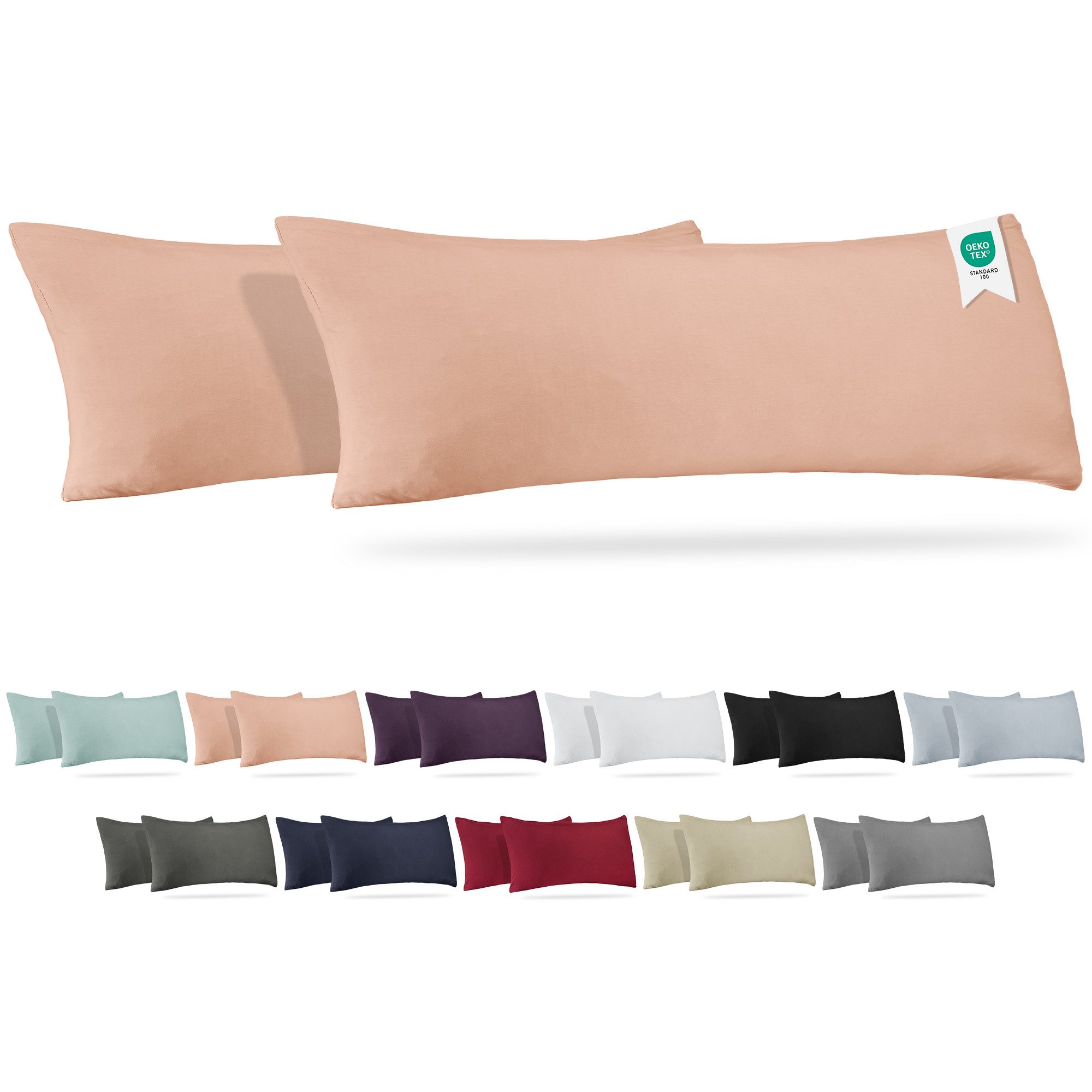 BARBONS Kissenbezug 100% Baumwolle Kissenbezug, weiche Kopfkissenbezug, Kis günstig online kaufen