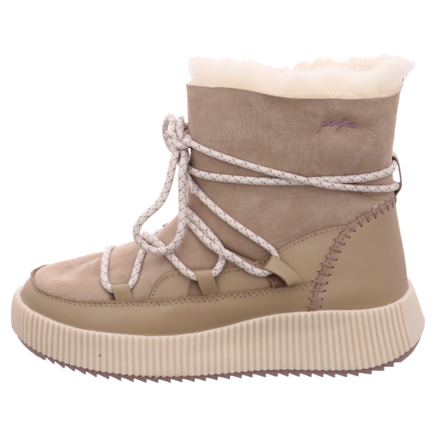 ONLINE SHOES PACH2200133W SAND Schnürstiefelette günstig online kaufen
