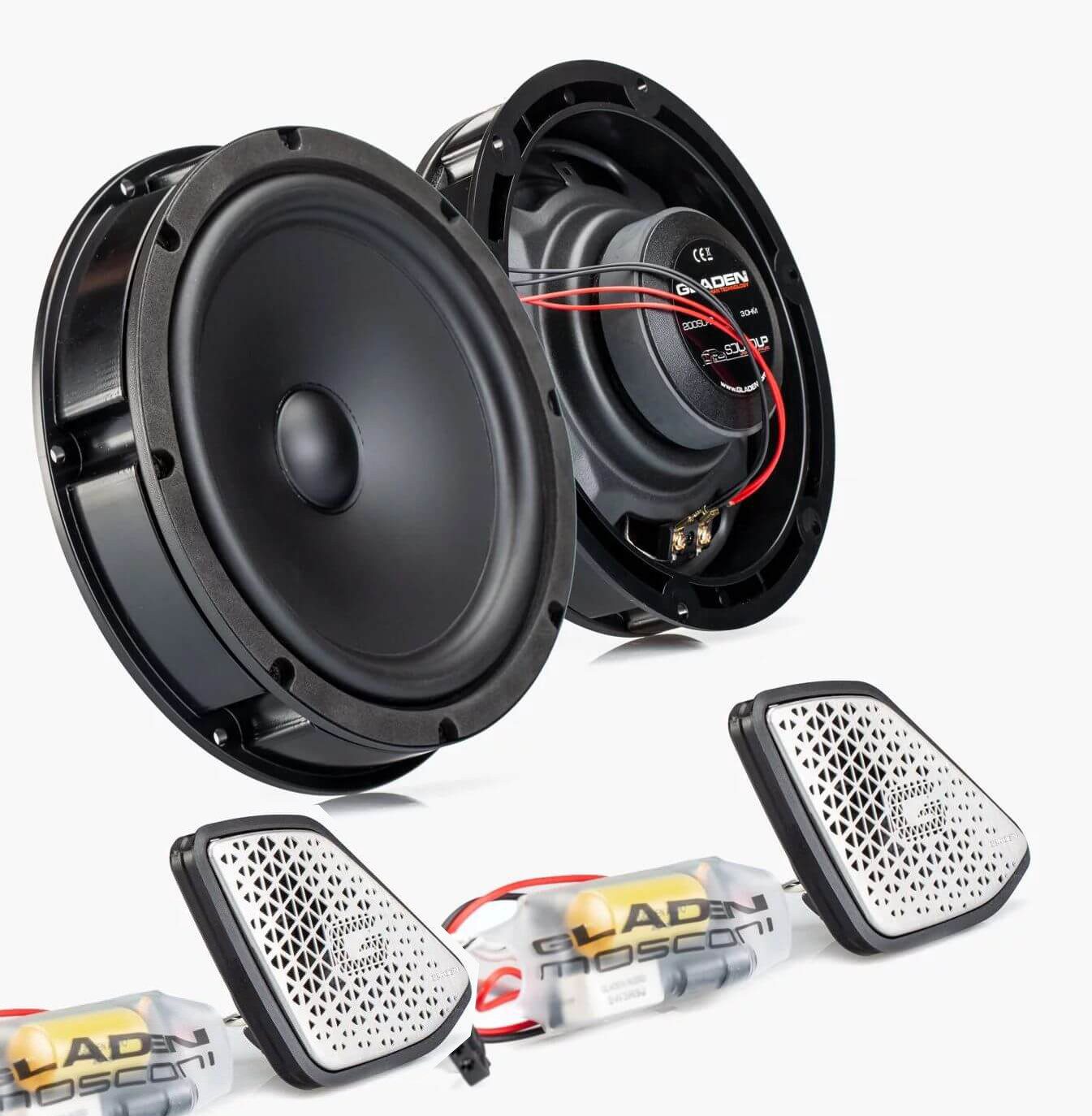 Gladen One T6 APPEARANCE FAHRZEUGSPEZIFISCHES HIGH END SYSTEM FÜR VW T6 Auto-Lautsprecher