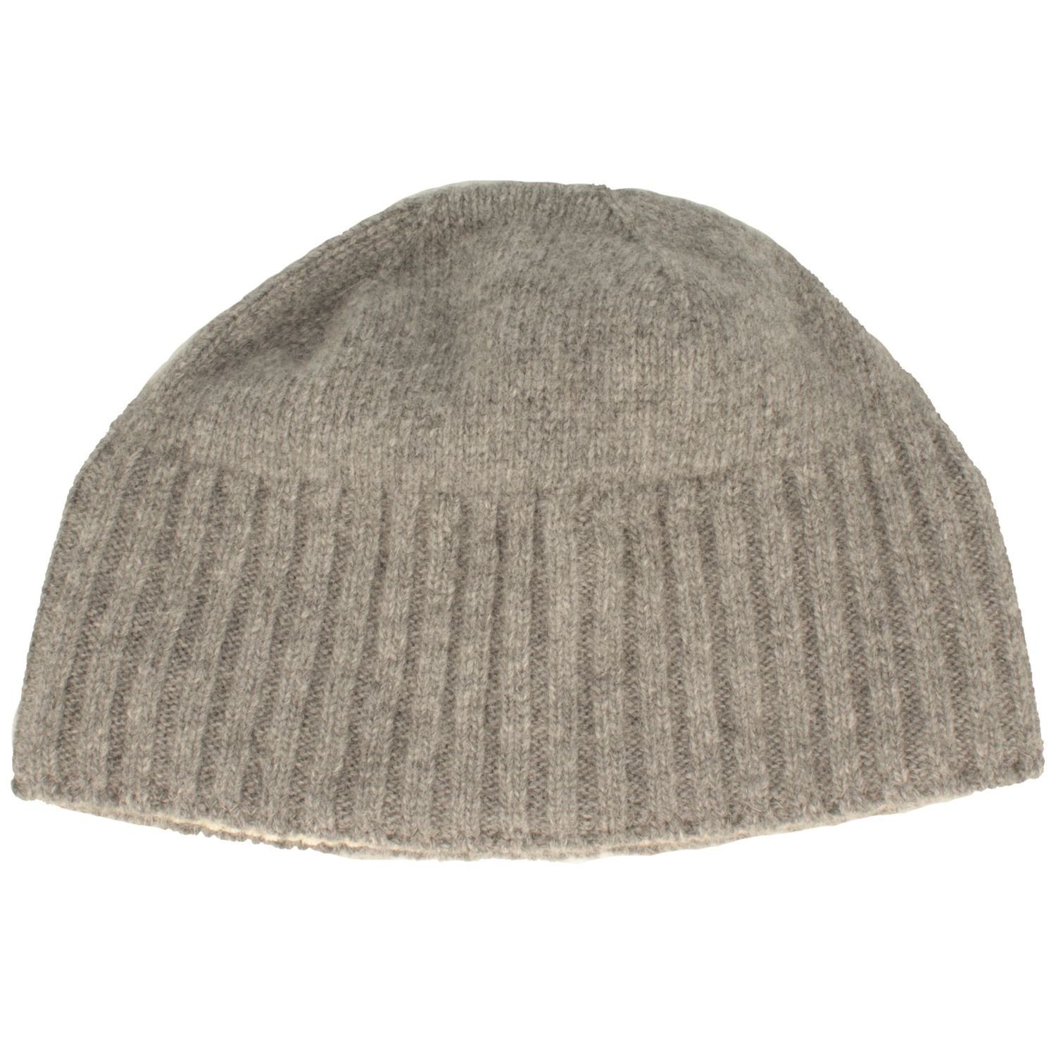 Breiter Strickmütze Strickset Schal & Mütze extra feine Merinowolle