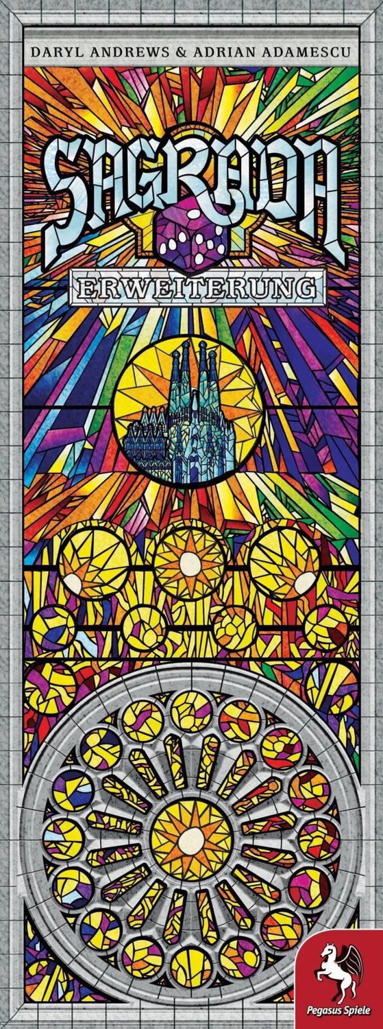 Sagrada: Extensión Para El Juego De Mesa – Hasta 6 Jugadores, Dados Personalizados Y Nuevas Herramientas