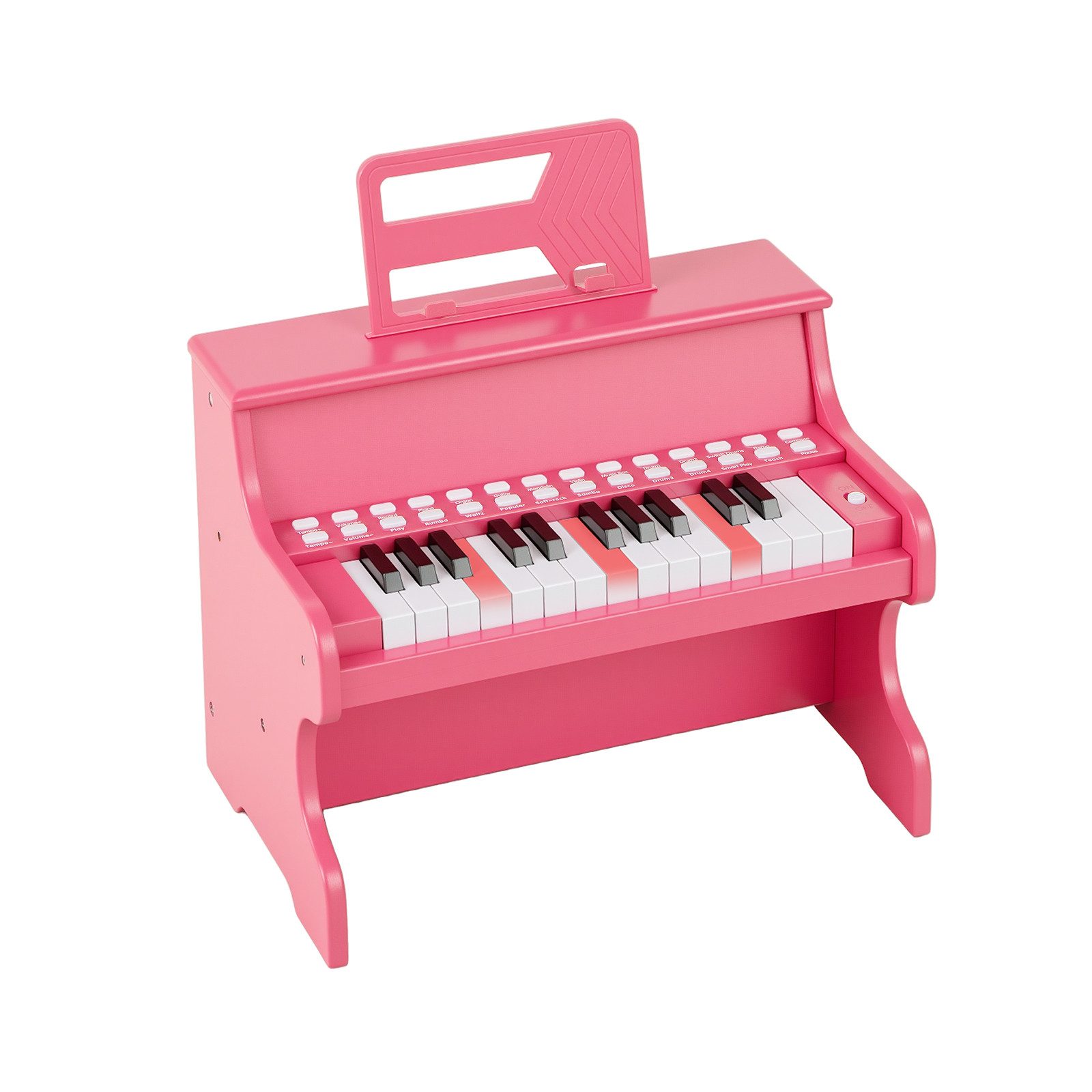 COSTWAY Spielzeug-Musikinstrument, 25 Tasten Digitalpiano Kinder, mini elektrisches Klavier