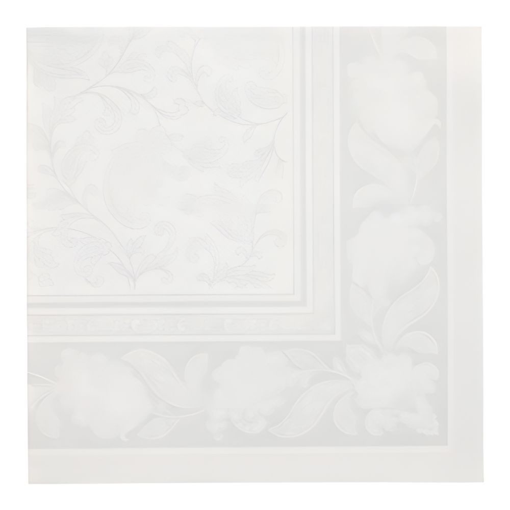 PAPSTAR Papierserviette 160 x ROYAL Collection 1/4-Falz 40 cm x 40 cm weiss Ornaments