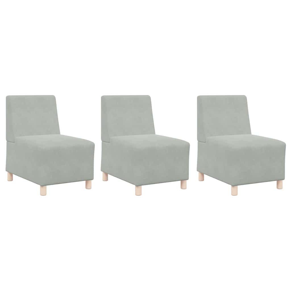 vidaXL Sofa Modulares Armfreies Sofa 3 günstig online kaufen