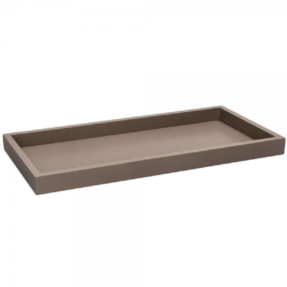 Giftcompany Tablett Tablett Neo Rechteckig Sandstone Grau (30x15cm)