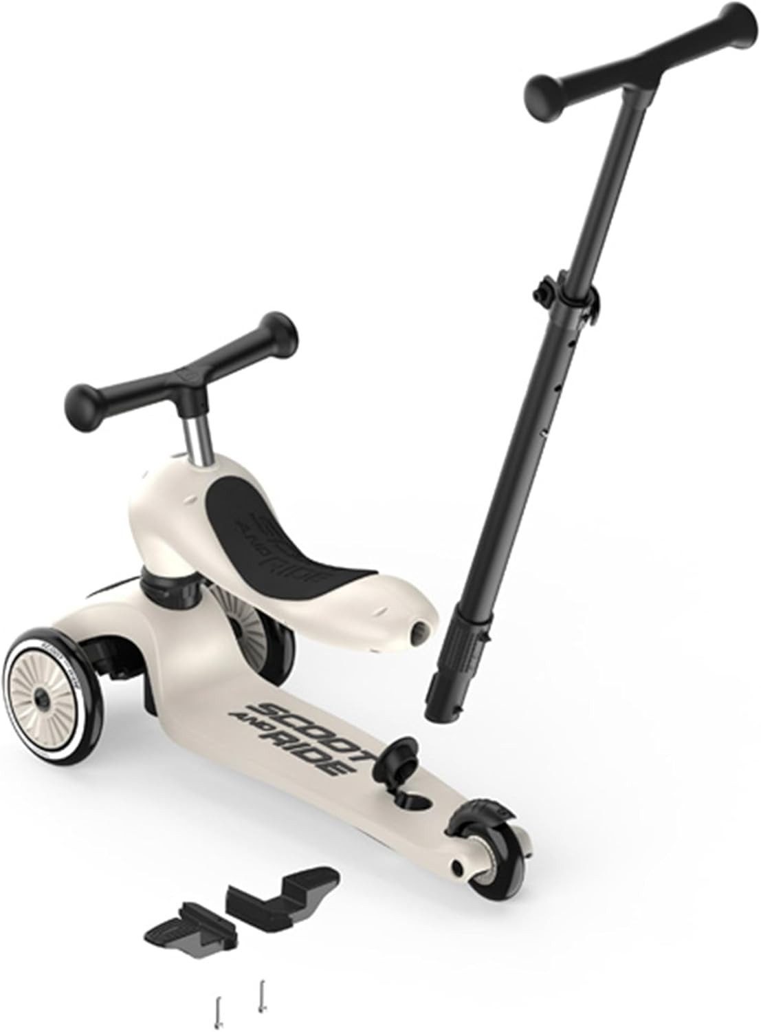 Scoot and Ride Dreiradscooter Highwaykick 1 Push and Go Kinderroller mit Sitz 2in1 Laufrad – Bild 4 von 5