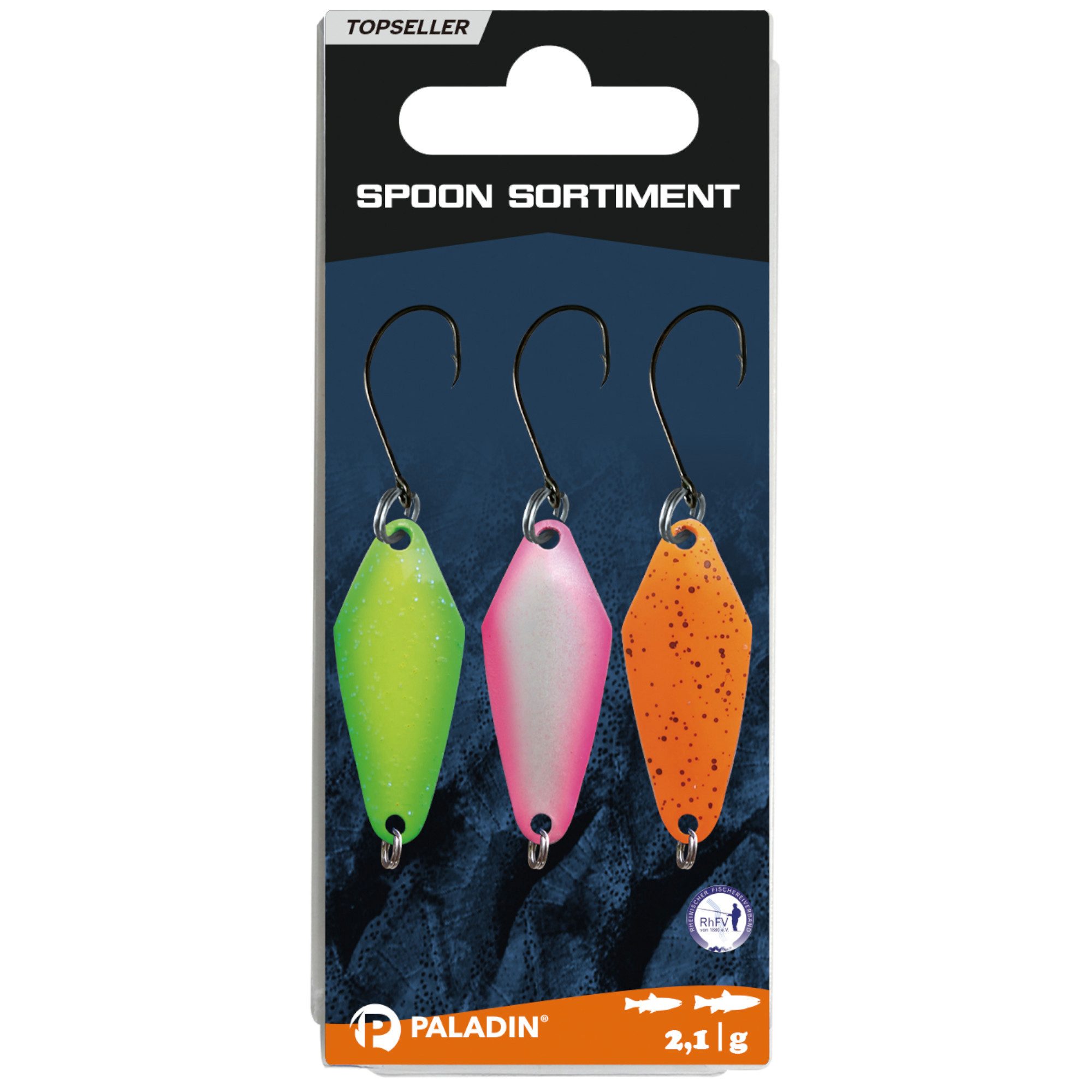 Paladin Kunstköder Spoon-Sortiment 2,1g 3St.