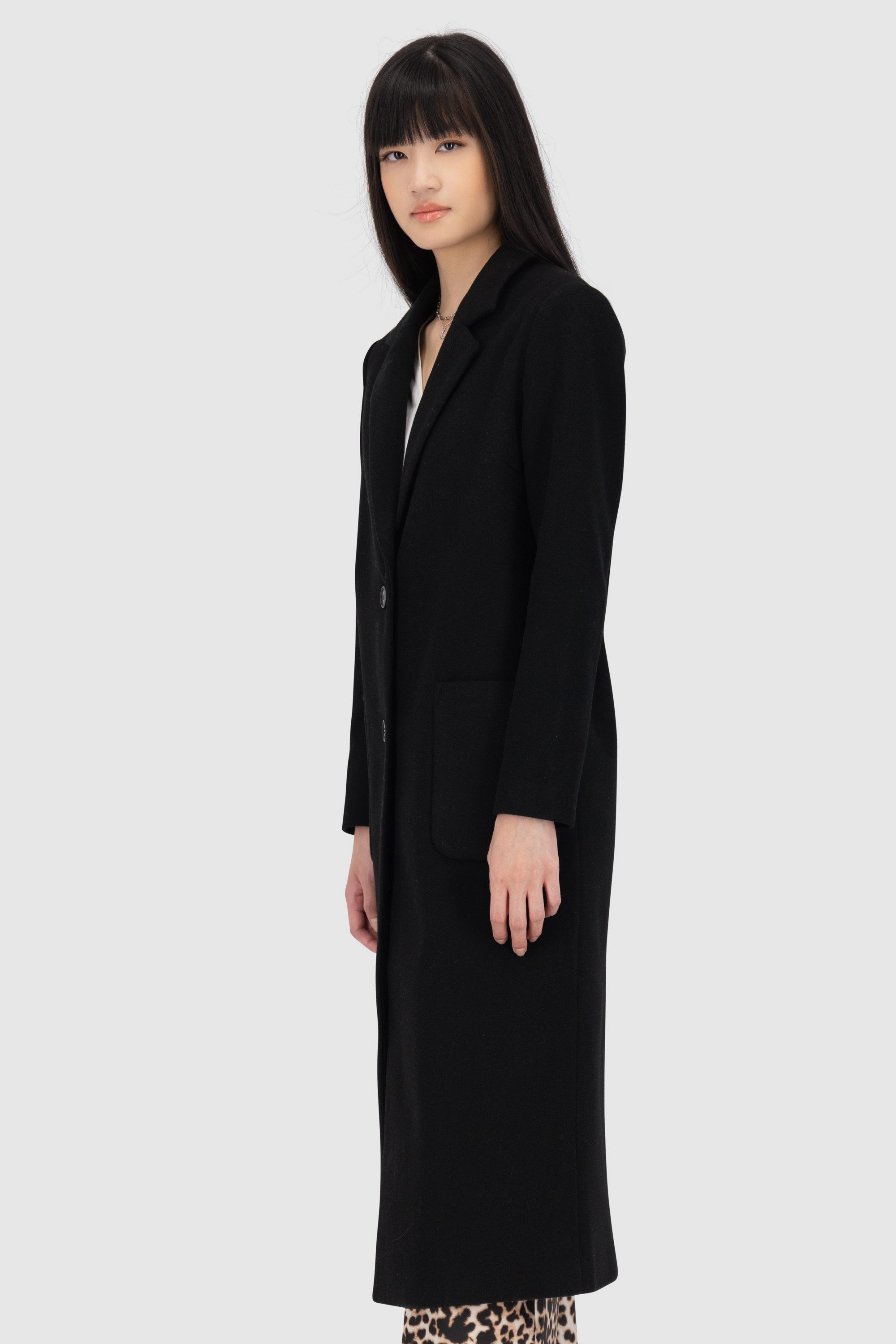 Alife & Kickin Winterjacke Damen DierdreAK A Winterjacke, Jacke Klassischer Wintermantel in schmaler, gerader Passform und Wolloptik