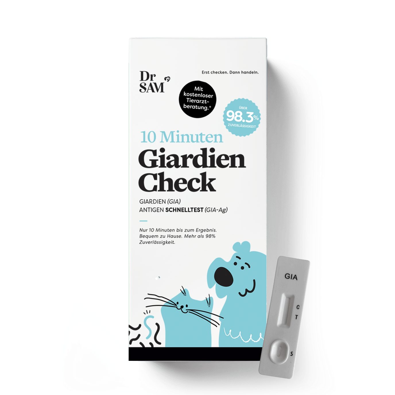 Dr. SAM Tierpräparate Dr. SAM 10 Minuten Giardien Check - Antigen Selbsttest