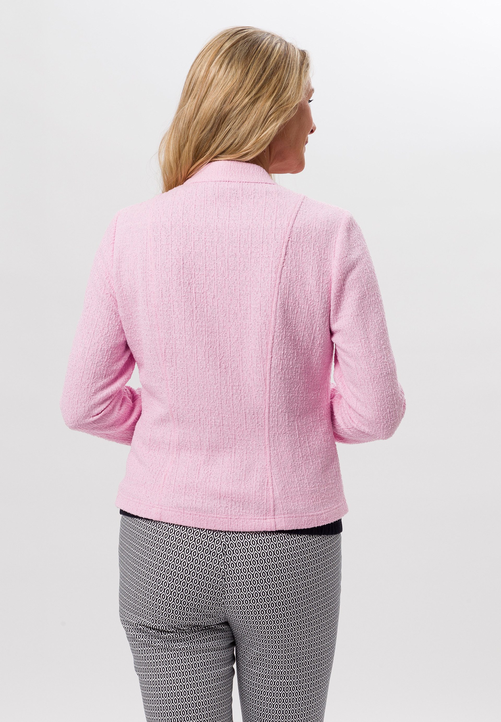 FRANK WALDER Kurzjacke aus Jersey mit Zip