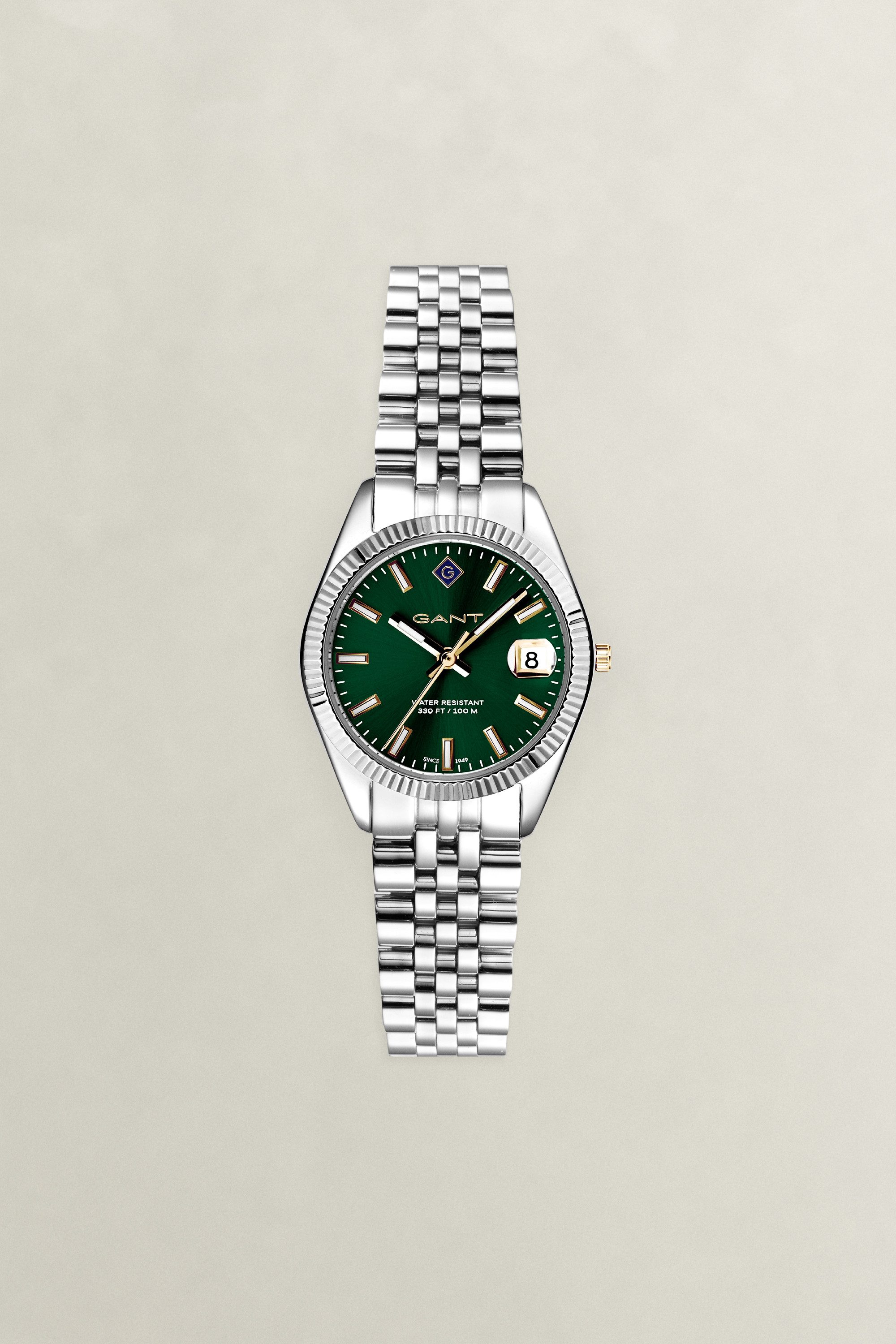 Gant Quarzuhr Sussex Mini G181004, Armbanduhr, Damenuhr, Edelstahlarmband, analog, Tag