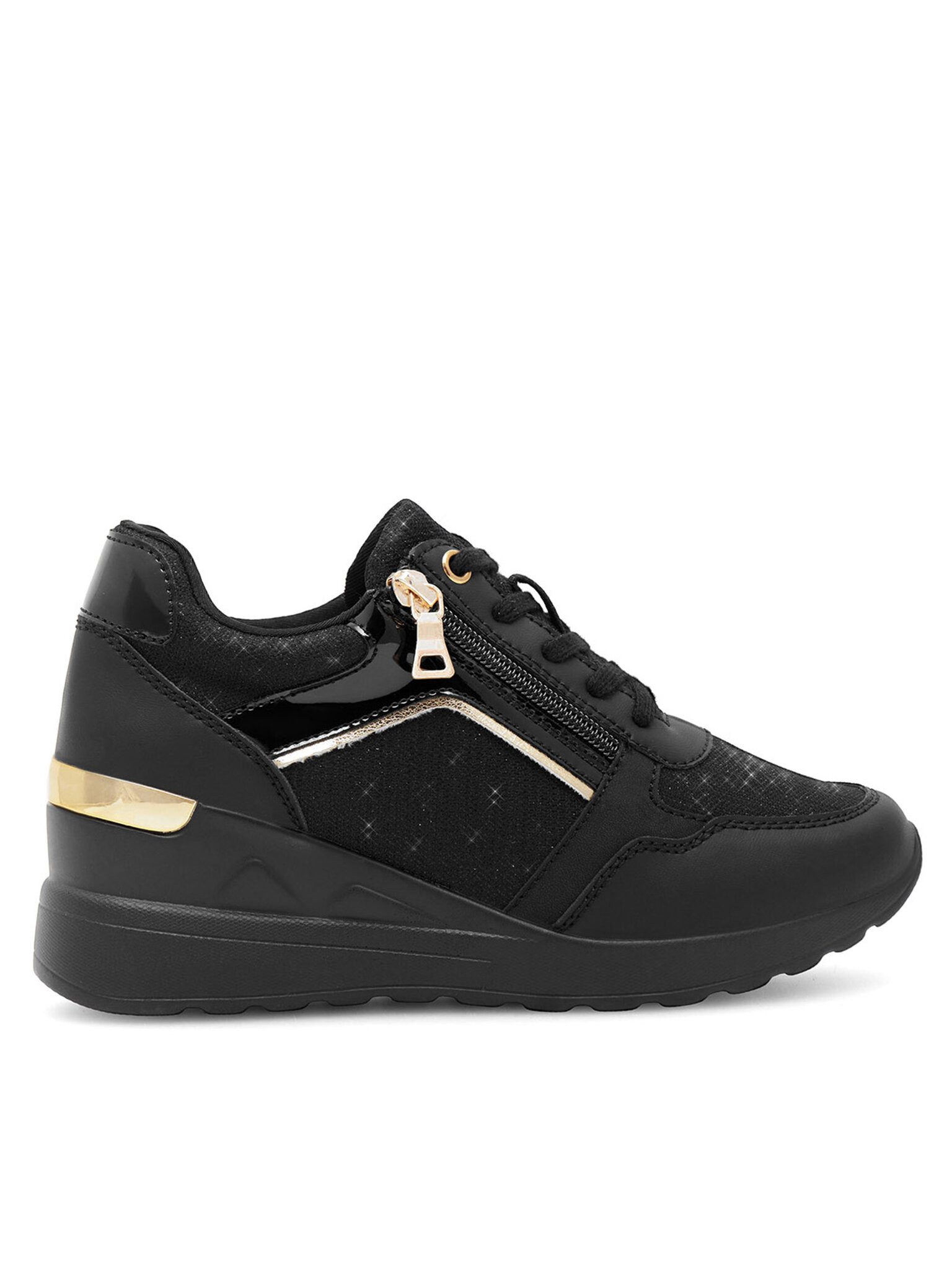 Clara Barson Halbschuhe Damen WS2229-49 Schwarz Schnürschuh