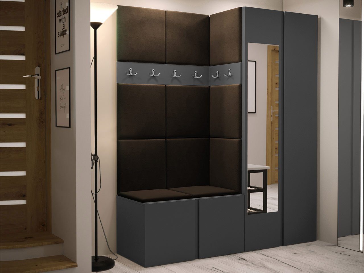MIRJAN24 Garderoben-Set Orion XII, (Komplett-Set, Schrank, günstig online kaufen