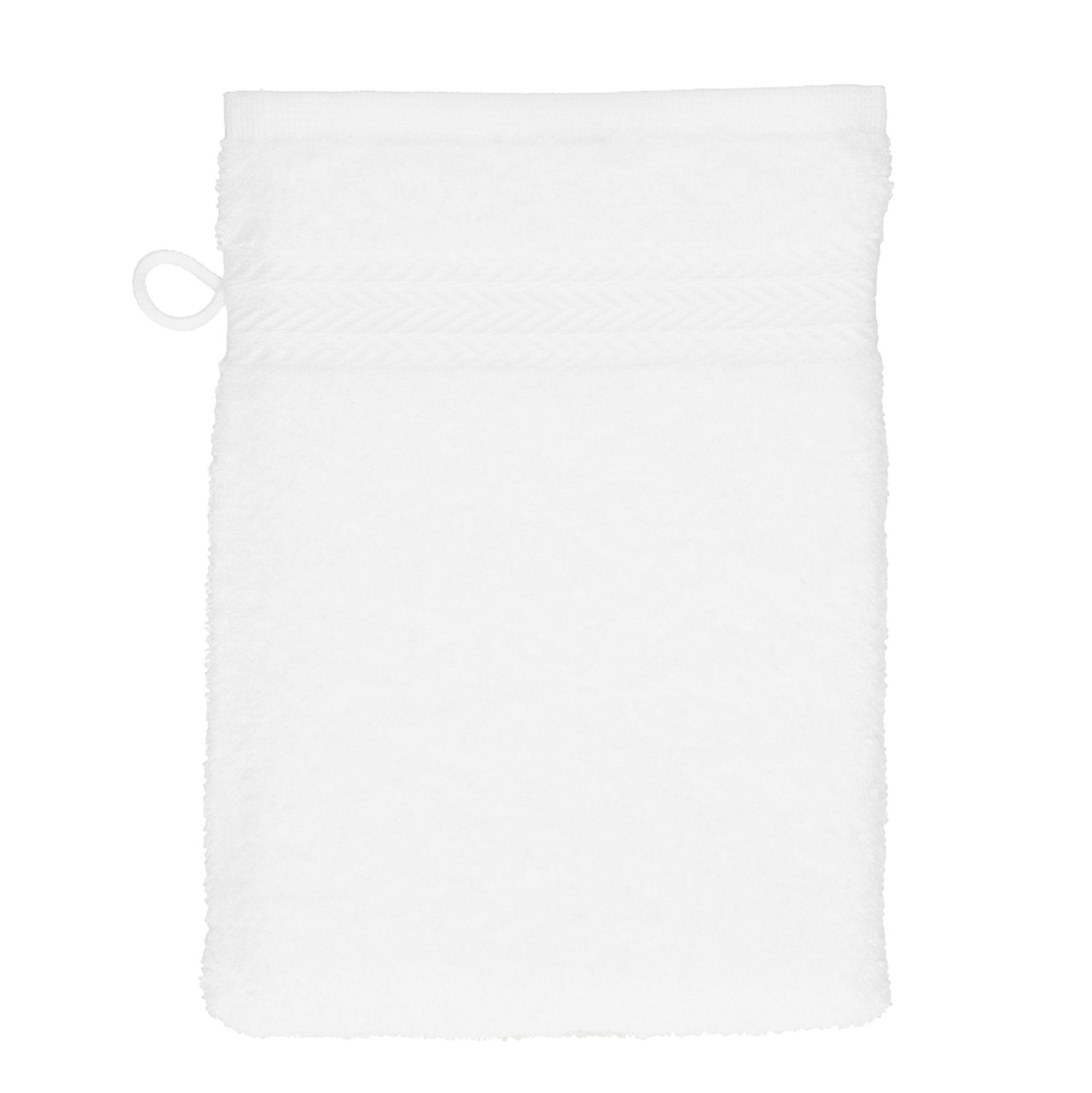und Waschhandschuhe Baumwolle Betz schwarz 16x21 weiß Farbe 10 Stück Waschlappen Set 100% Waschhandschuh Premium cm