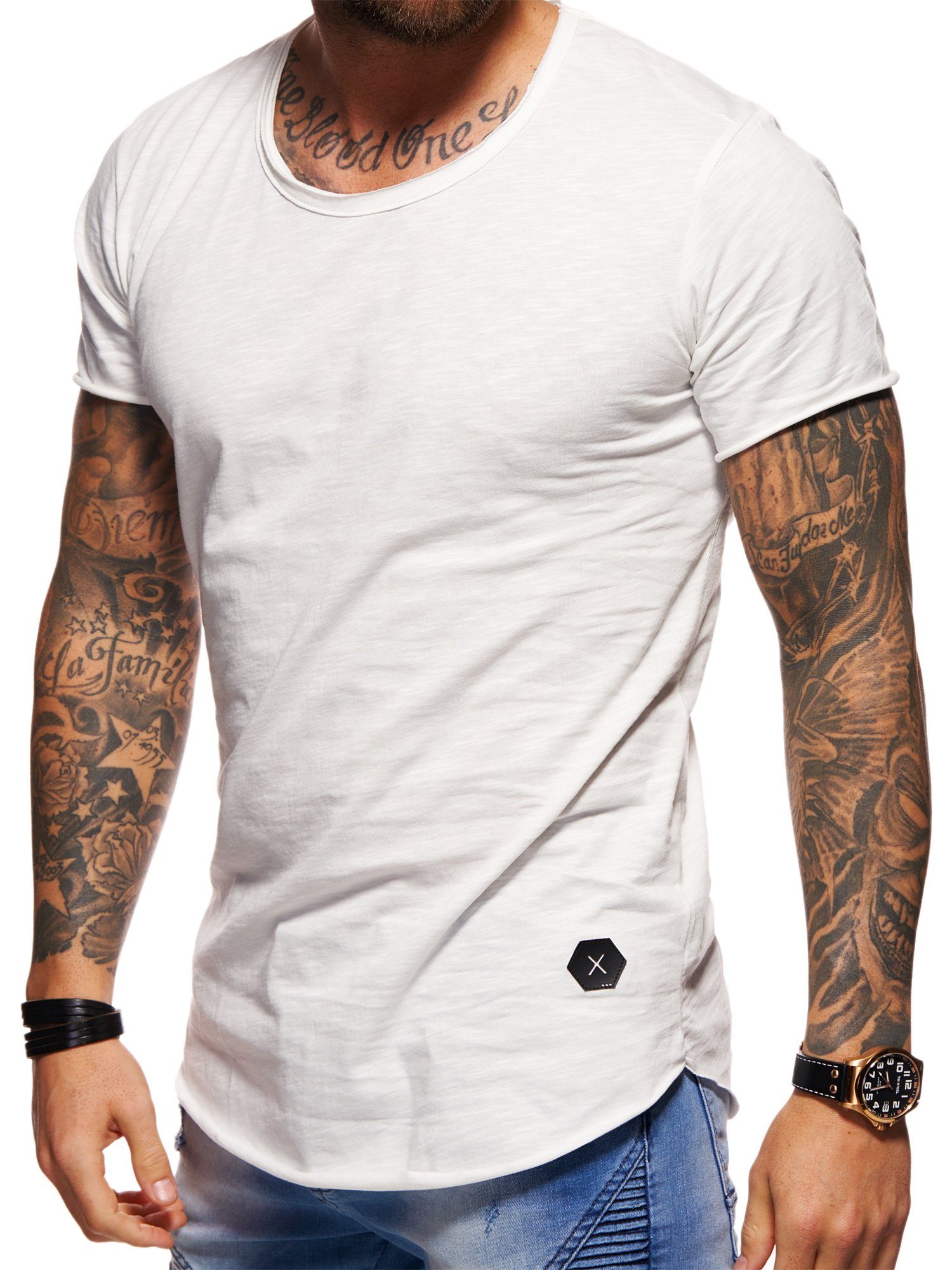 behype T-Shirt MSOHIO mit Rundhals-Ausschnitt Herren günstig online kaufen