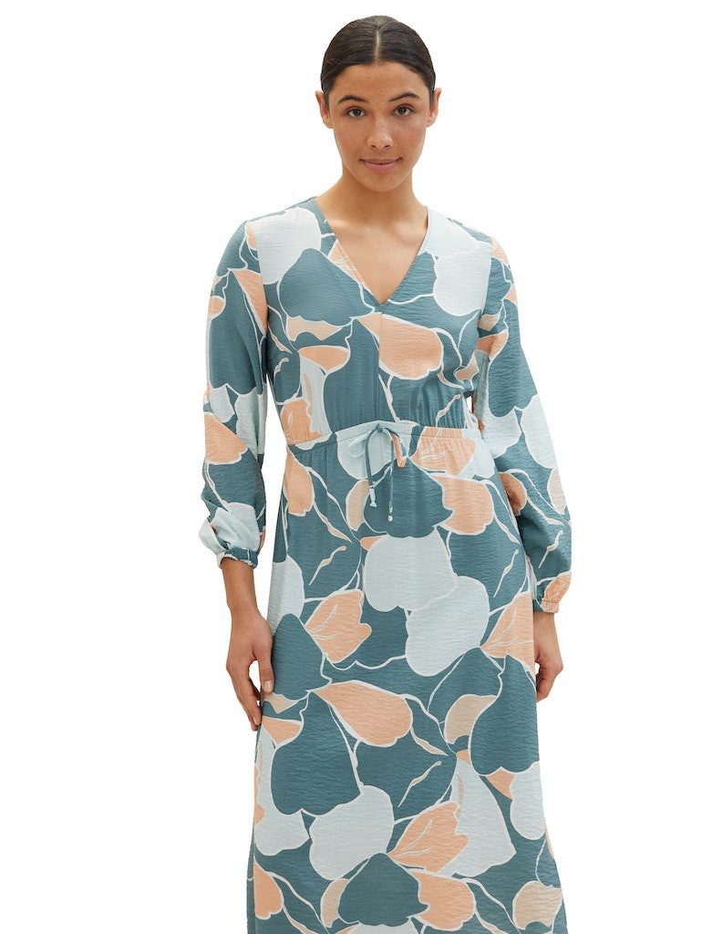 TOM TAILOR Cocktailkleid printed airblow dress abstract flower print