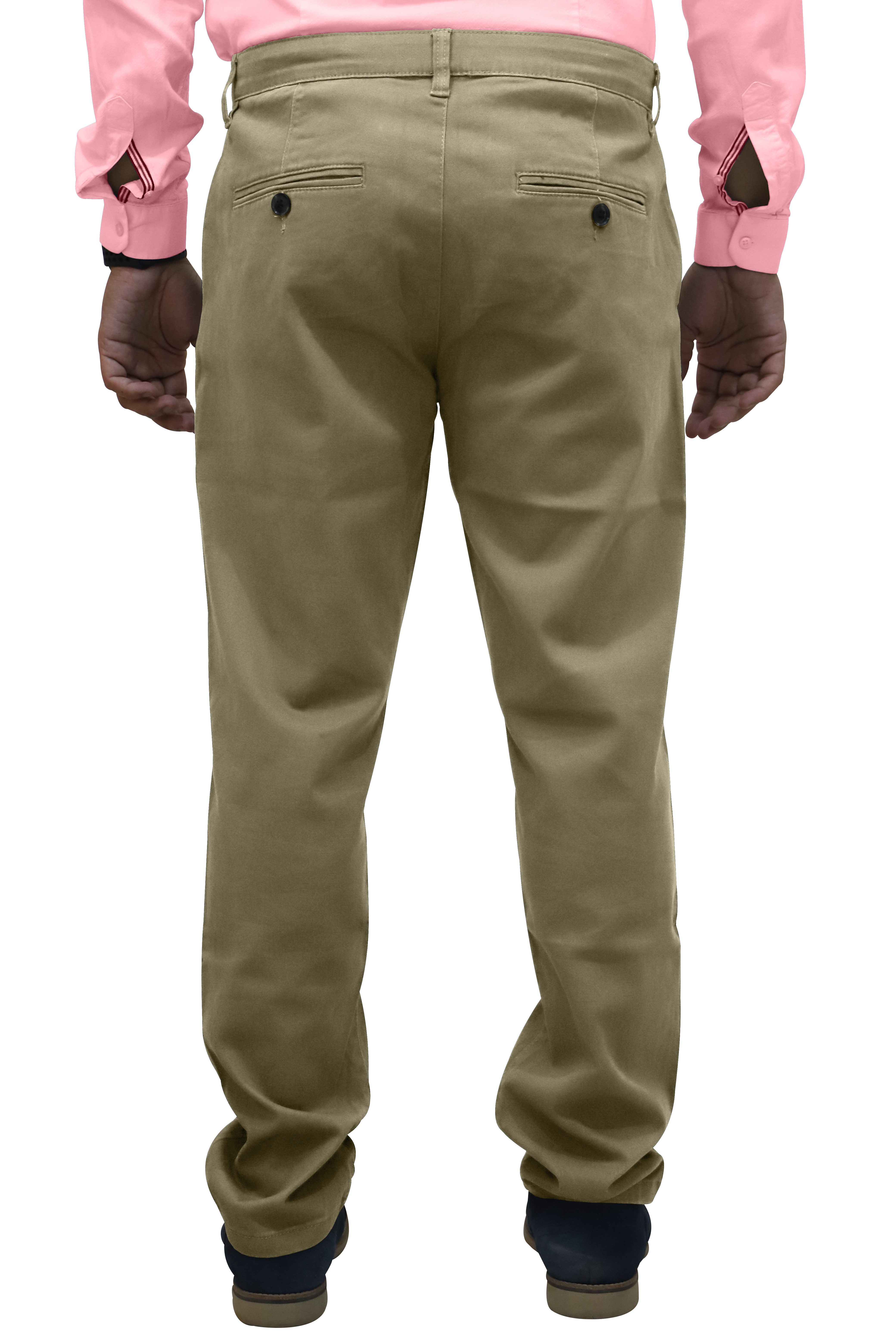 BlauerHafen Chinohose Herren Designer Chino Stoff Hose Chinohose Regular Fit Chino Trouser