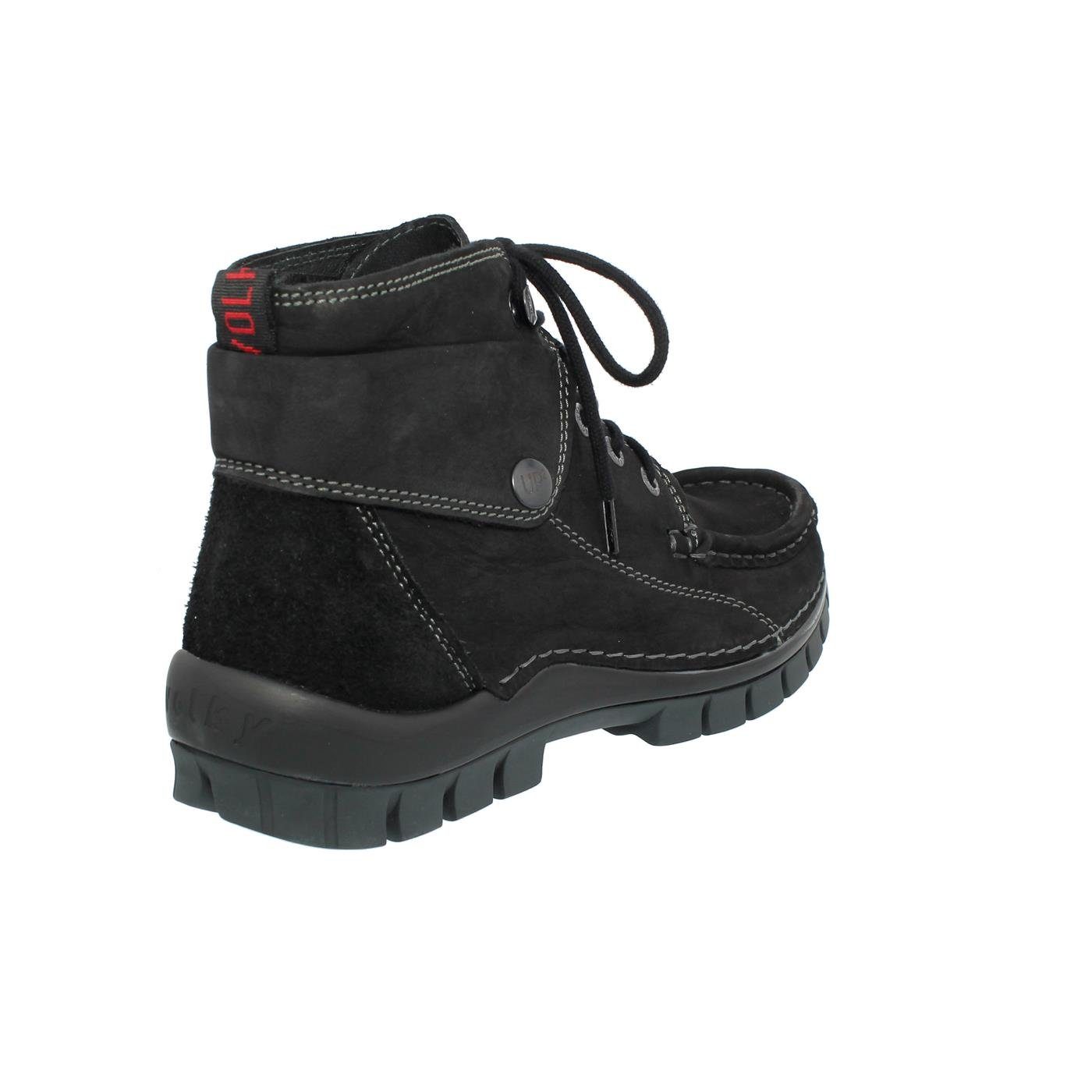 WOLKY Wolky JUMP WINTER Bootie, Oiled nubuck, Black, 0472516-000 Schnürstiefel