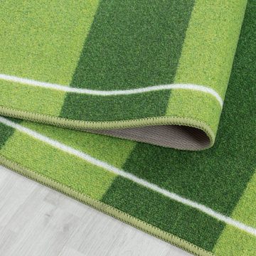 Kinderteppich Teppich für den Flur oder Küche Fußballstadion, Stilvoll Günstig, Läufer, Höhe: 7 mm