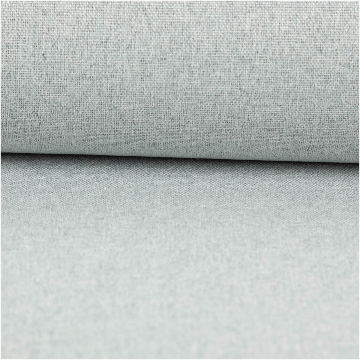 SCHÖNER LEBEN. Stoff Verdunklungsstoff Meterware Mintgrün meliert Doubleface 147 cm, doubleface