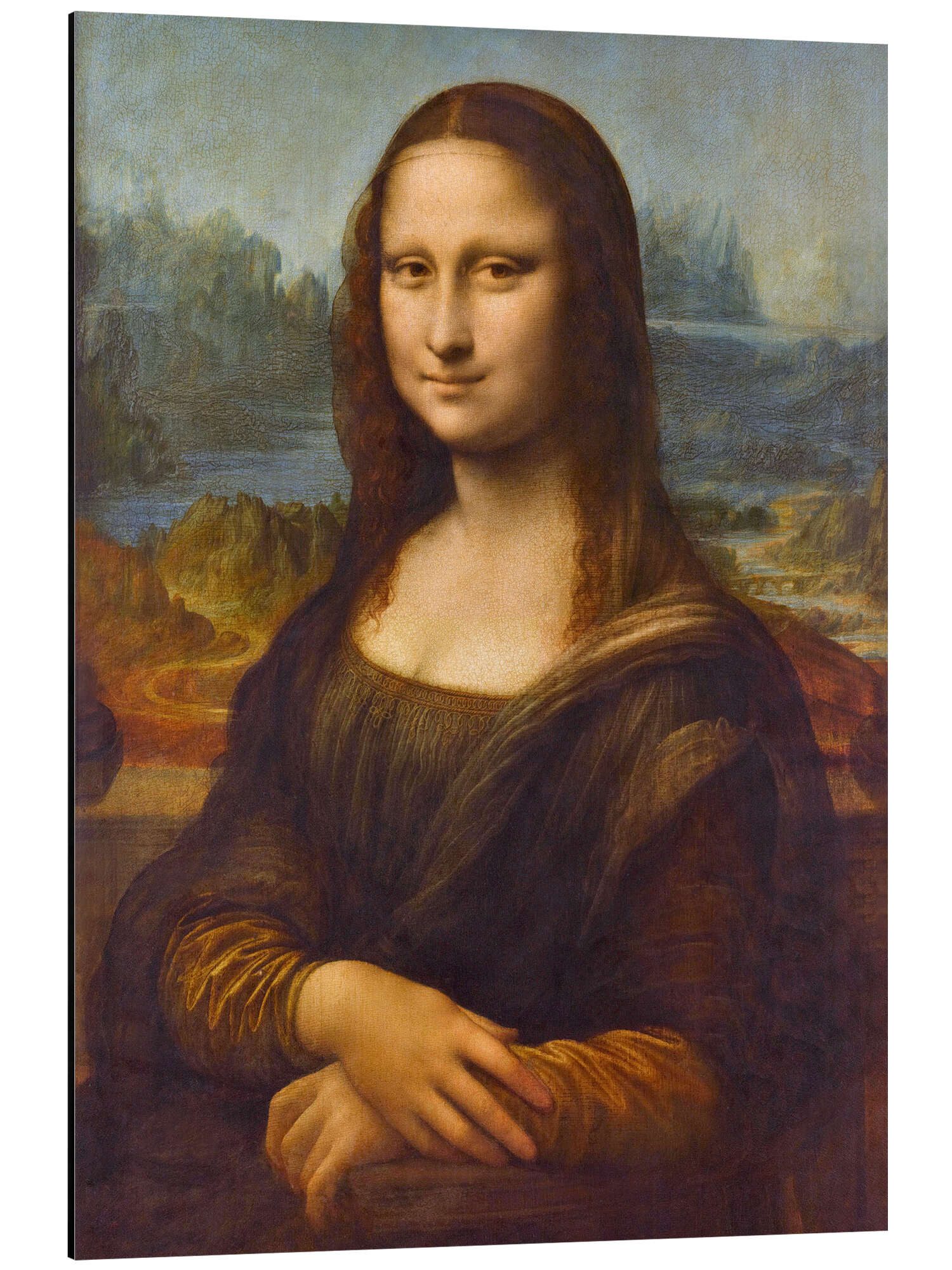 Posterlounge Wandbild Mona Lisa, Leonardo da Vinci, erhältlich als Poster, Leinwandbild, Wandsticker oder Acrylglasbild